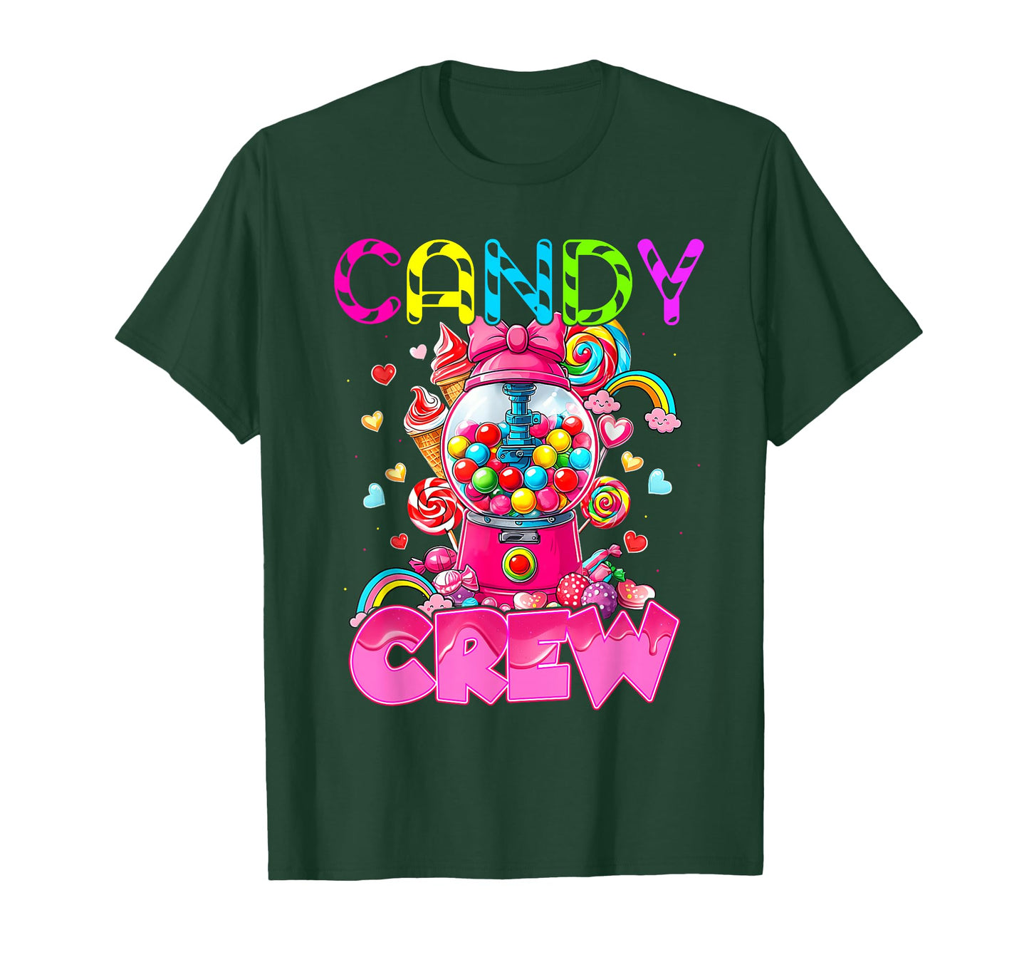 Candy Crew Candy Costume Women Candy Land Kids Sweetie T-Shirt