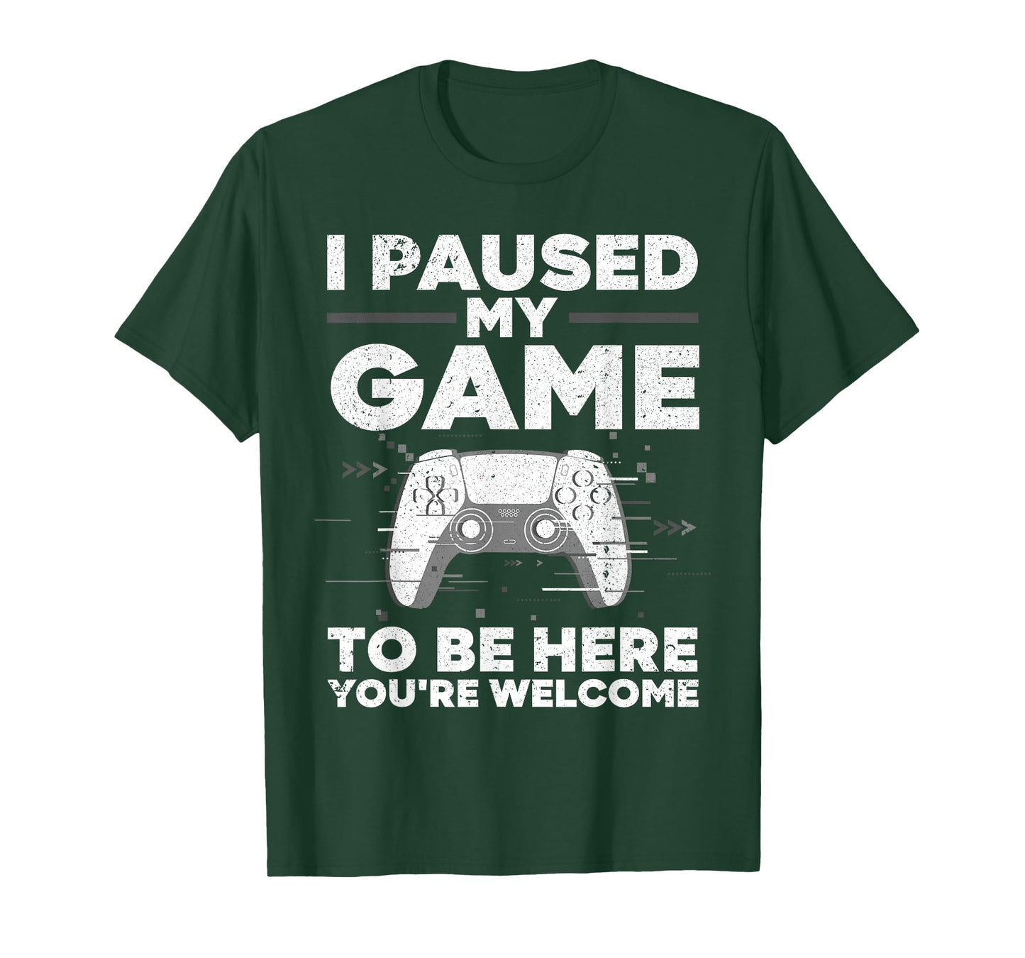 Cool Video Gamer For Men Boys Kids Game Paused Gaming Gamers T-Shirt