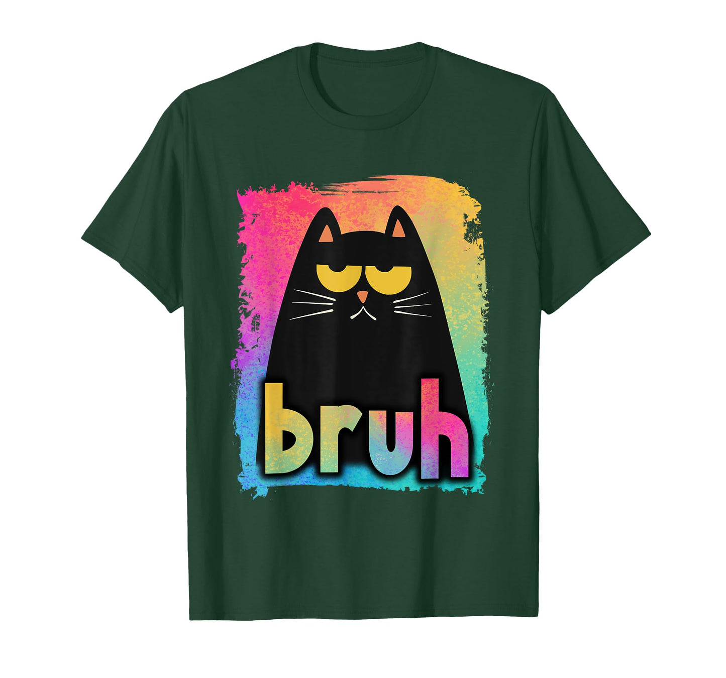 Funny Cat Bruh For Teens Boys Girls Men Women Meme Graphic T-Shirt