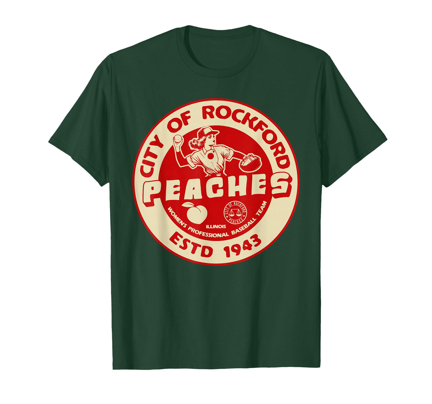 Rockford Peaches baseball 1943 T-Shirt