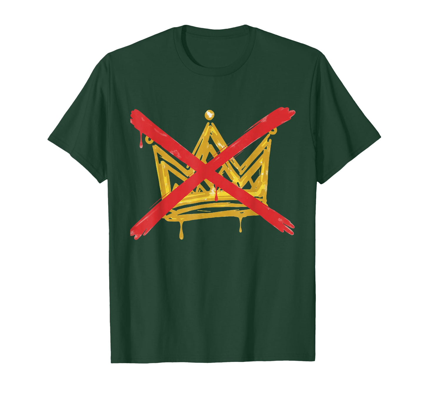 No King Protest Sign T-Shirt