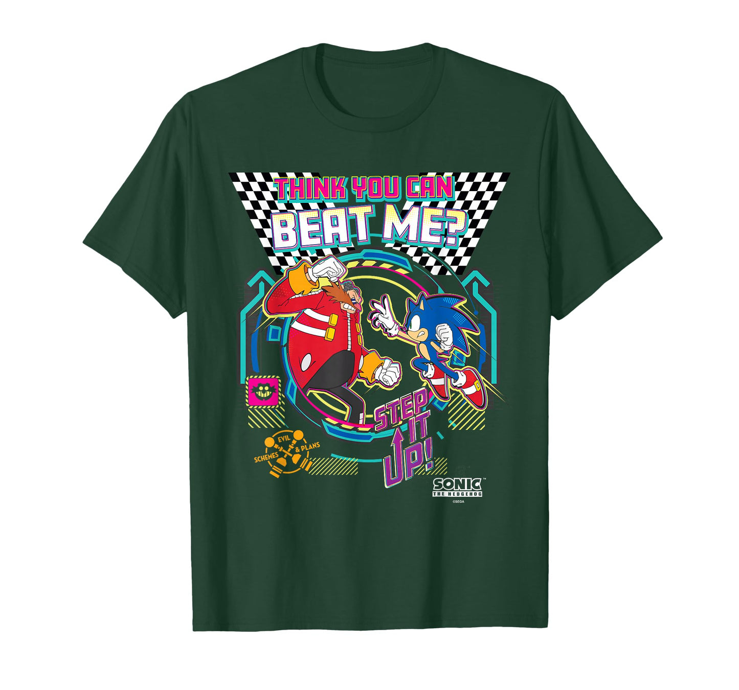 Sonic The Hedgehog Think You Can Beat Me? Dr. Eggman Fight T-Shirt