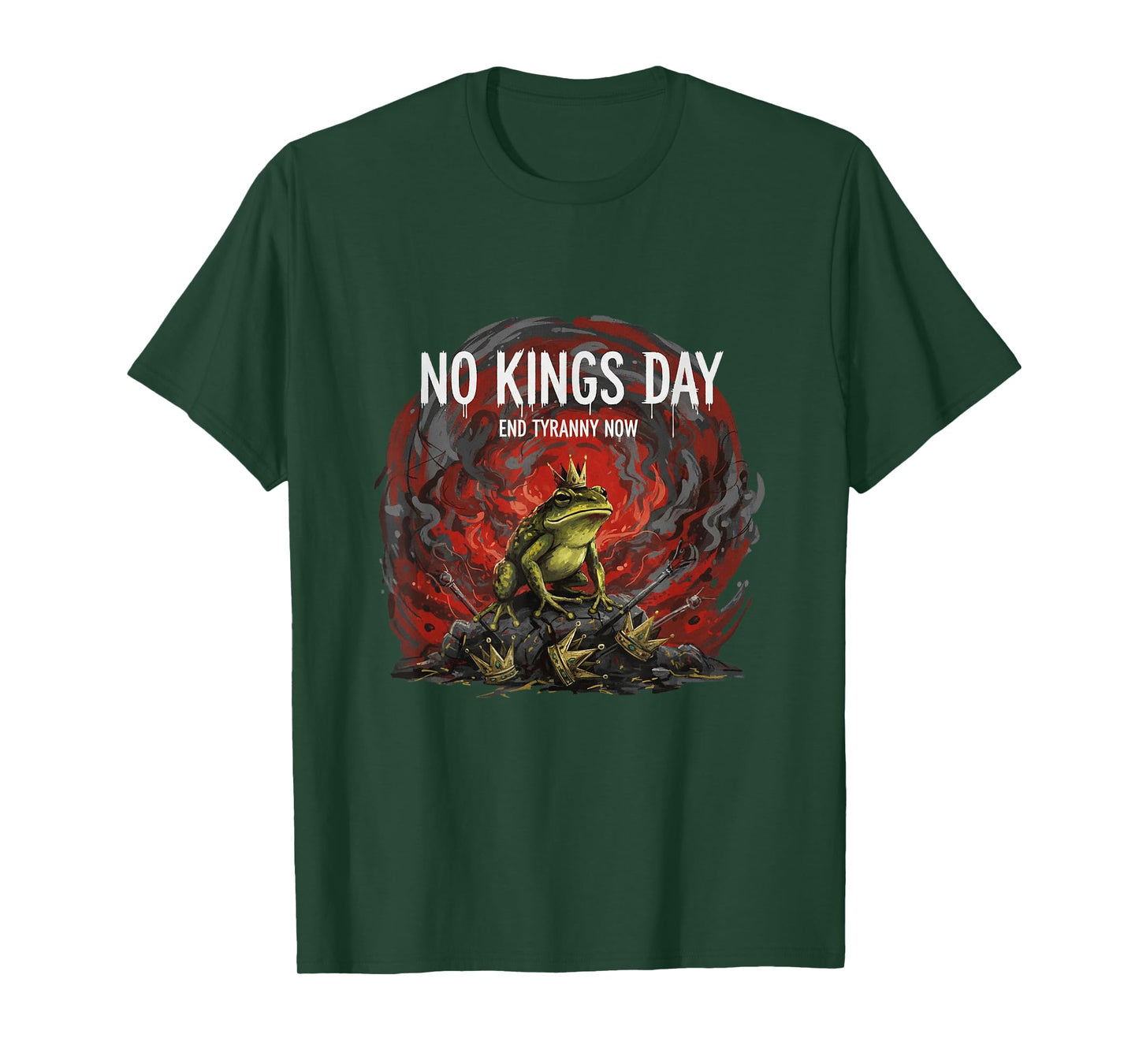 No Kings Day Portland Shirt Frog Protest End Tyranny Now T-Shirt