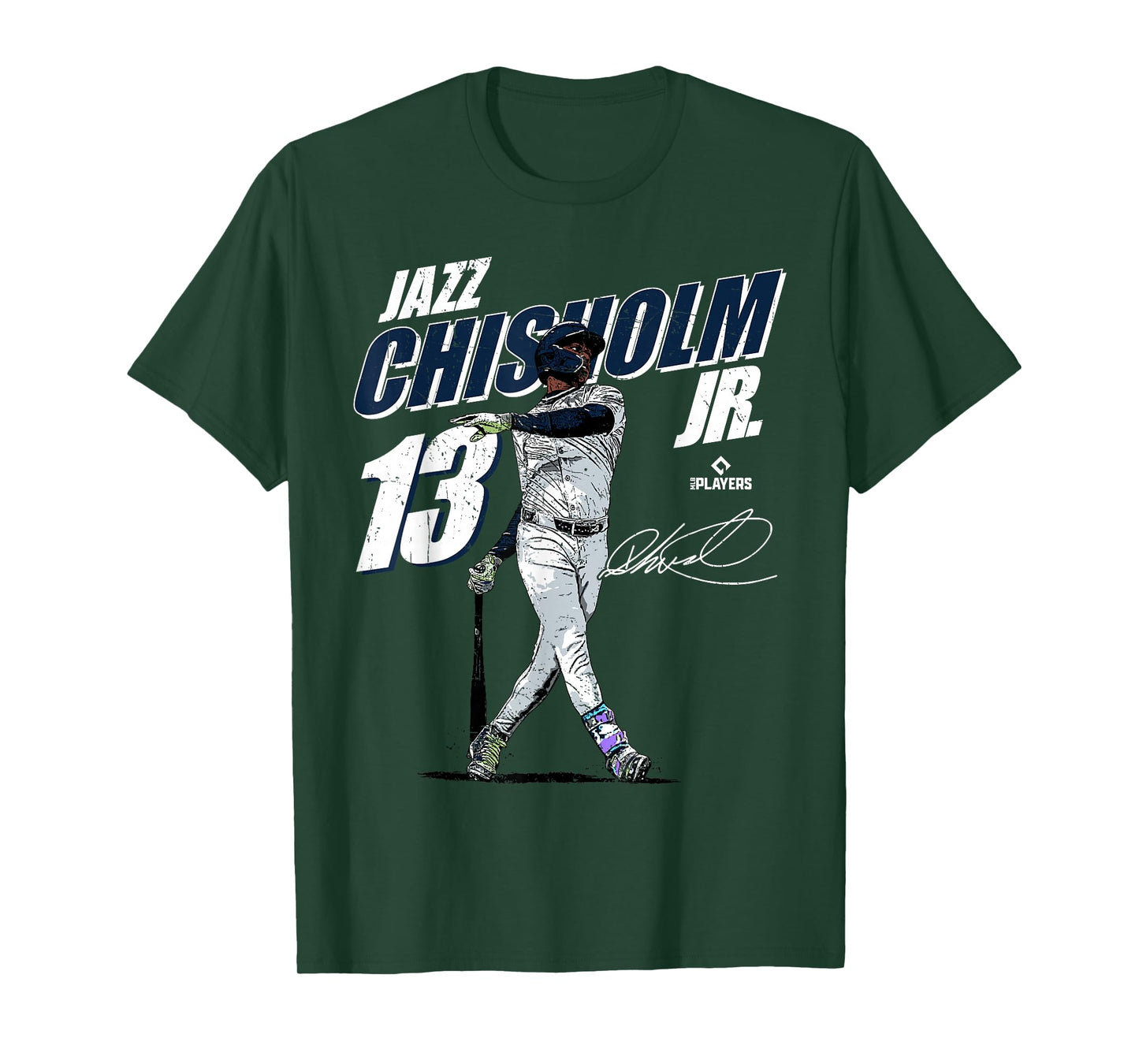 License Champs Jazz Chisholm Unisex-Adults, Unisex-Kids Baseball Fan Blue Small Modern Sports Team Themed Classic Fit Lightweight T-Shirt
