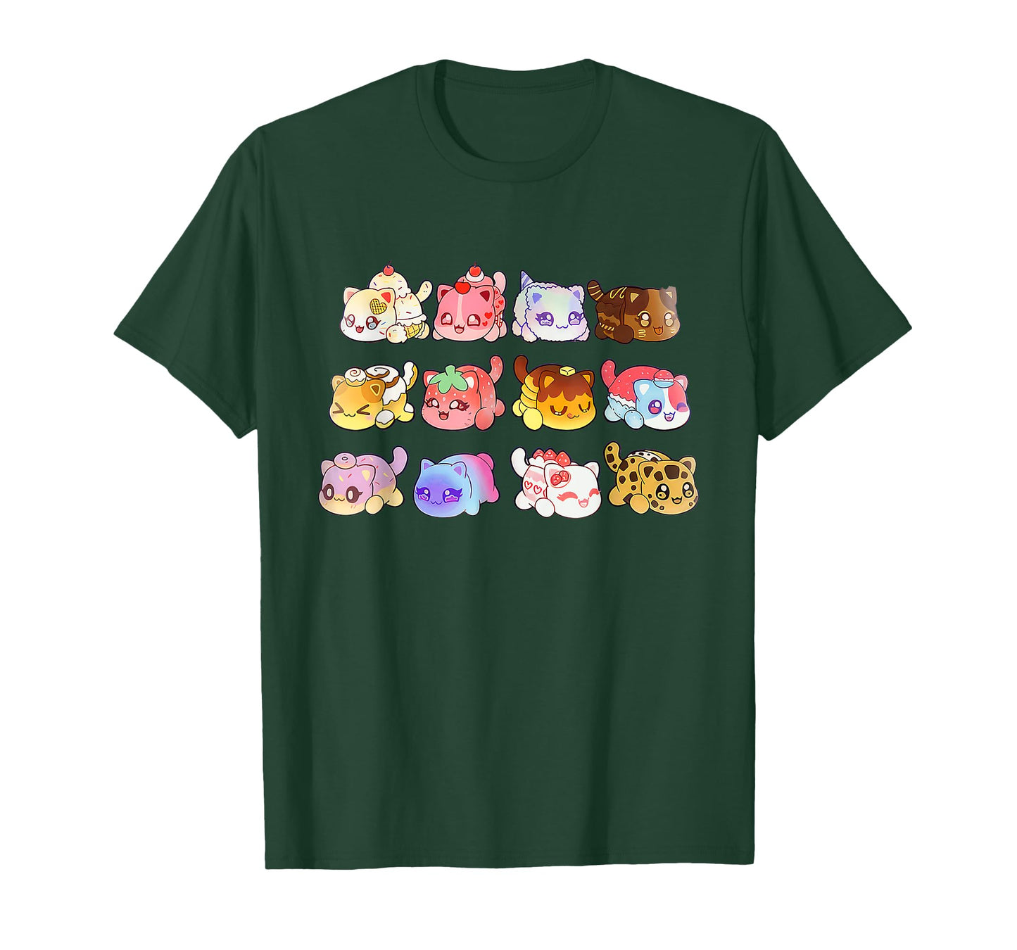 Meemeow Cats Plush Men Women Kids T-Shirt