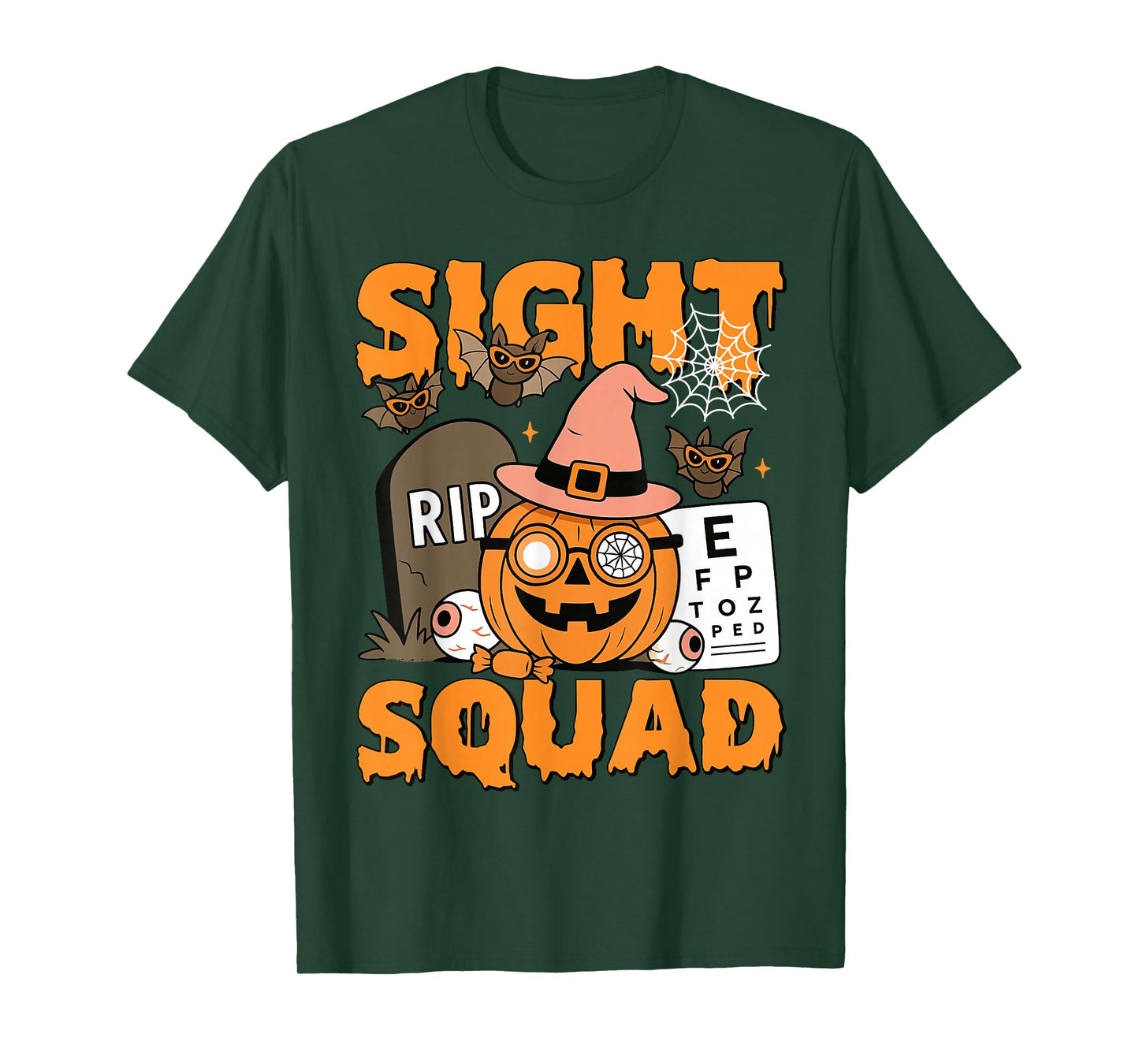 Halloween Sight Squad Optometry Optician Optometrist Eye Dr T-Shirt