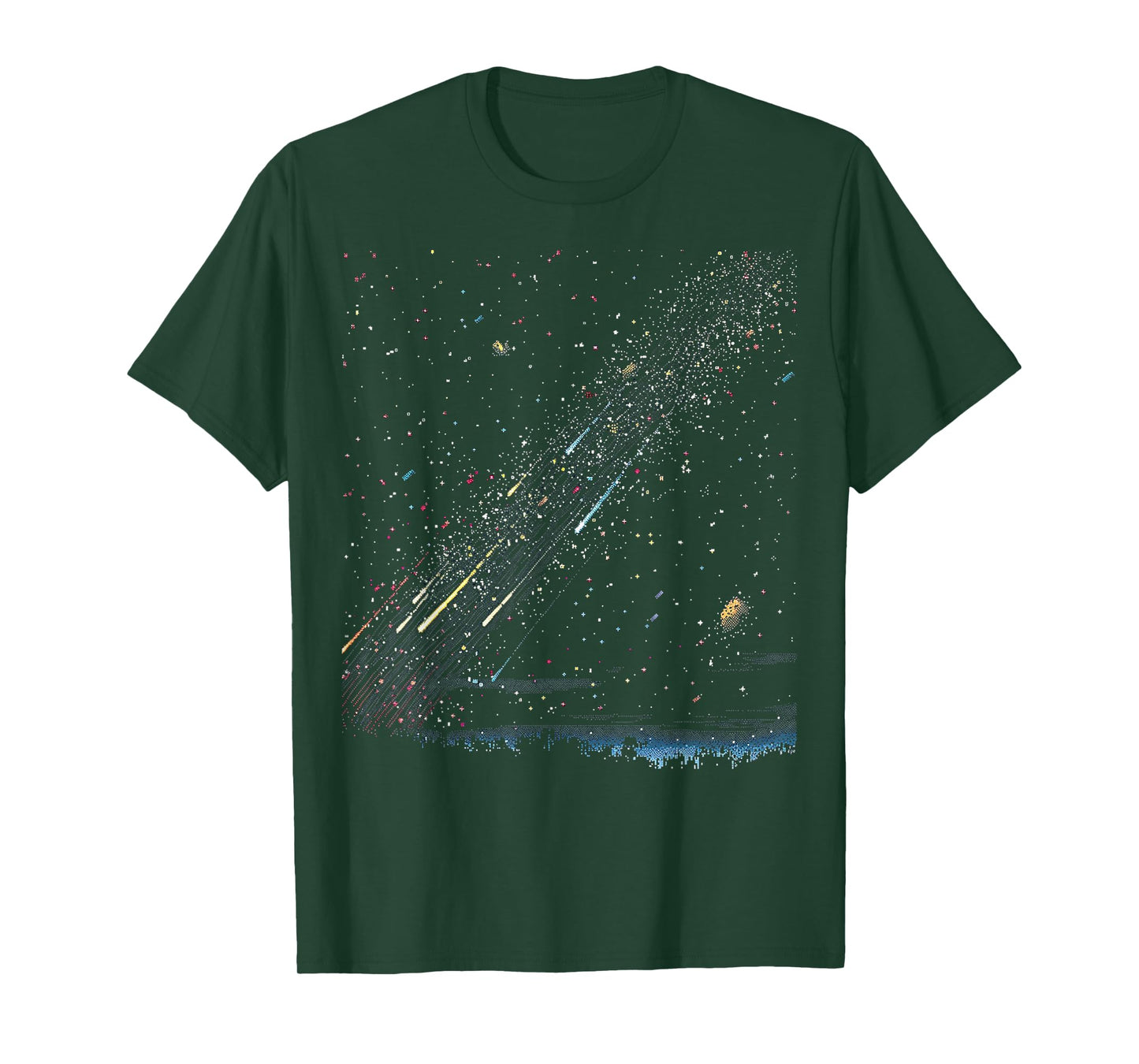 Pixel Meteor Shower T-Shirt
