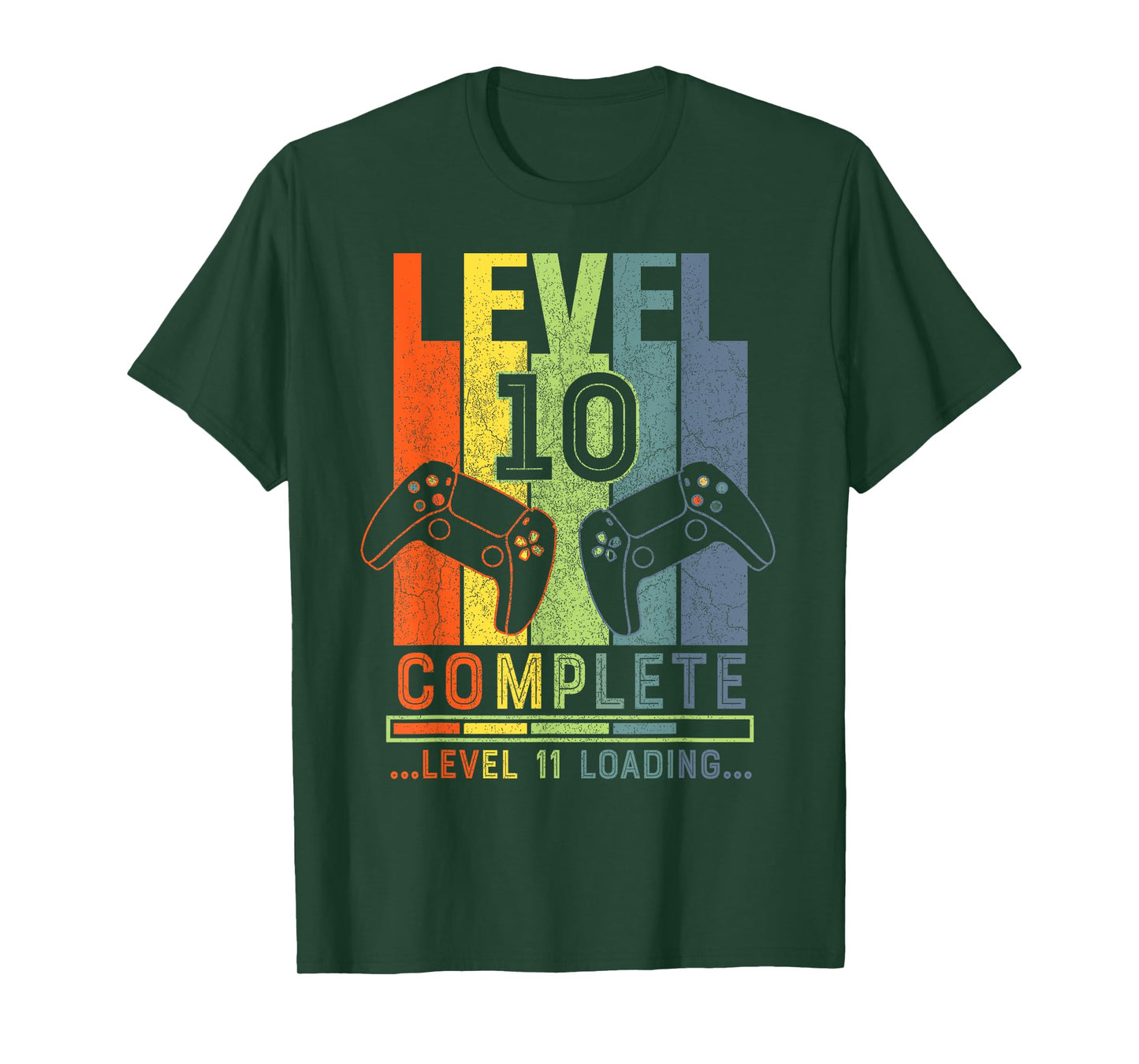 Level 10 Complete Gamer Gift 10 Years Wedding Anniversary T-Shirt