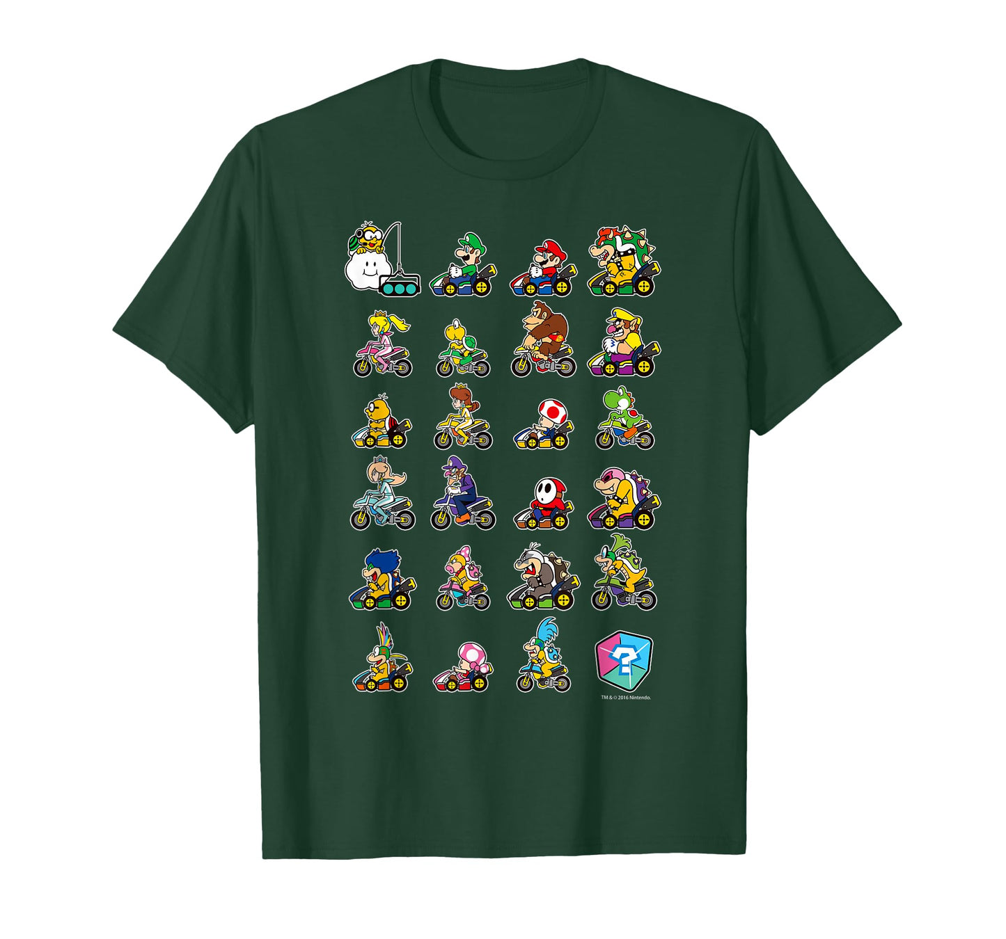 Mario Kart Character Stacks T-Shirt