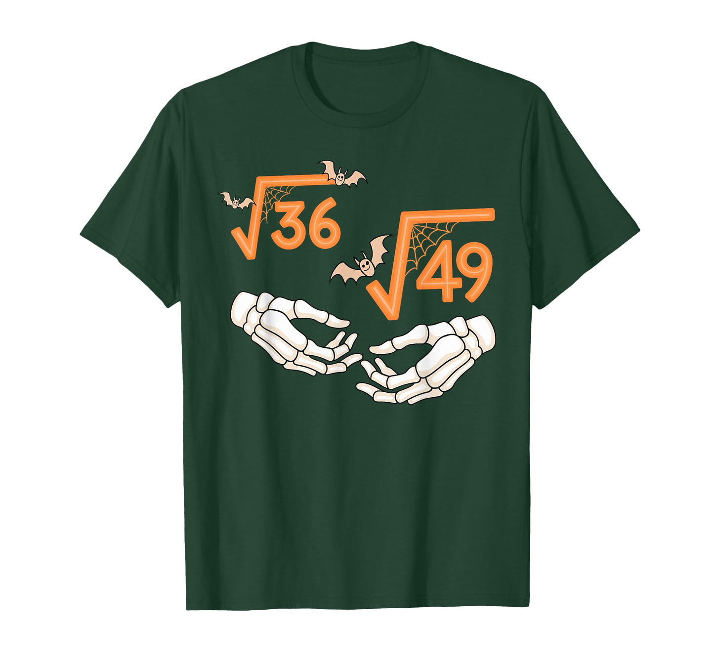 6 7 Halloween Math Square Root 67 Meme Gen Alpha Six Seven T-Shirt