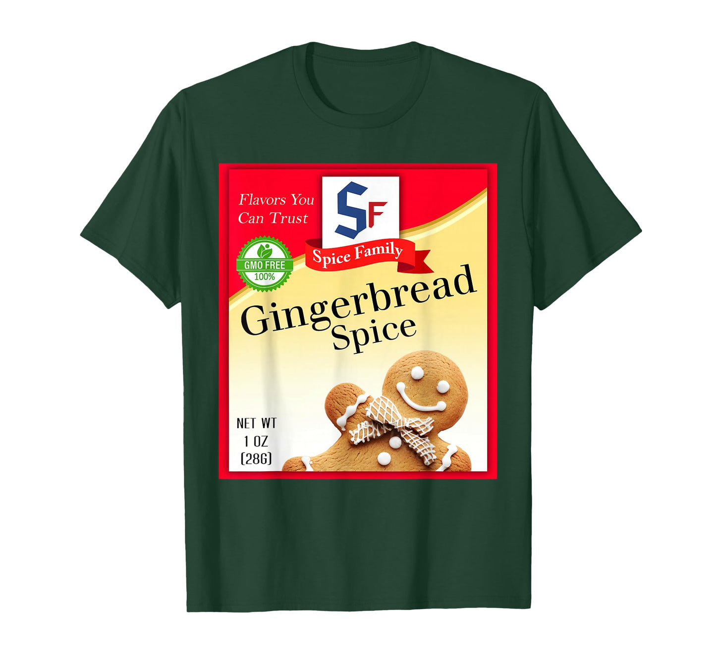 Ginger Bread Spice Group Costume Family Matching Halloween T-Shirt