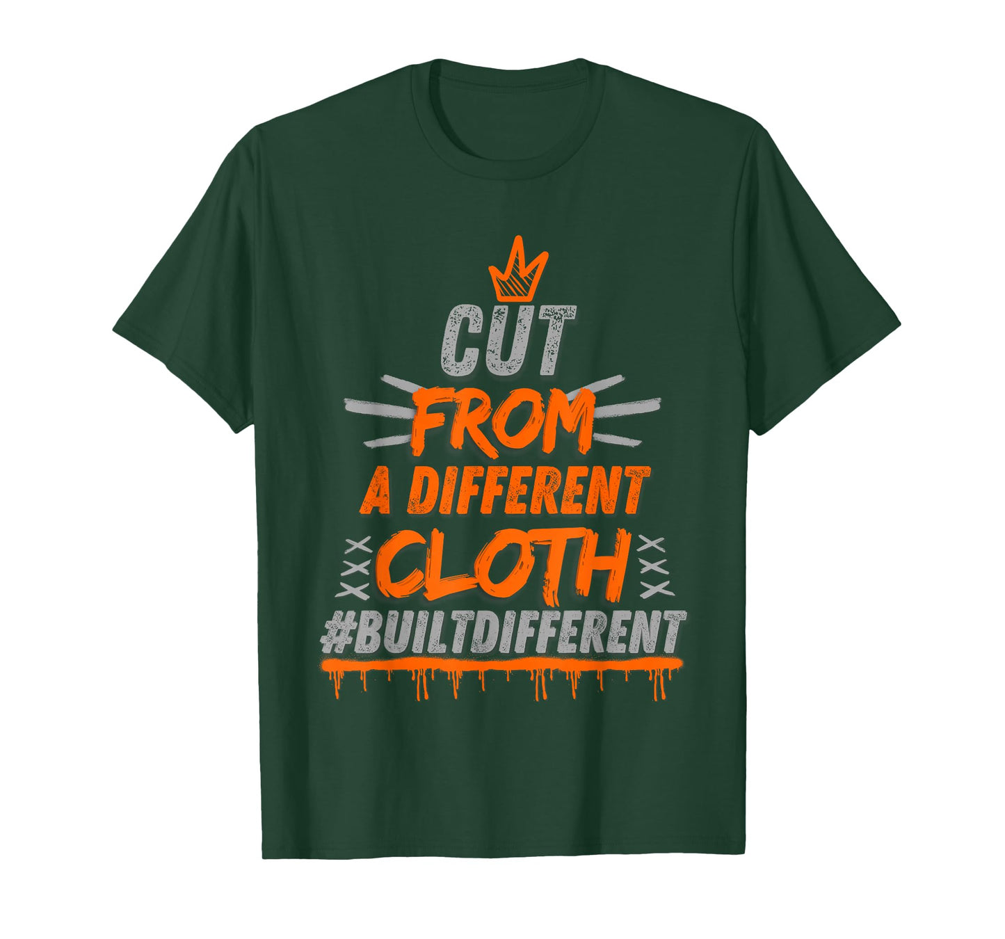 Olive Army Solar Orange Color Match T-Shirt