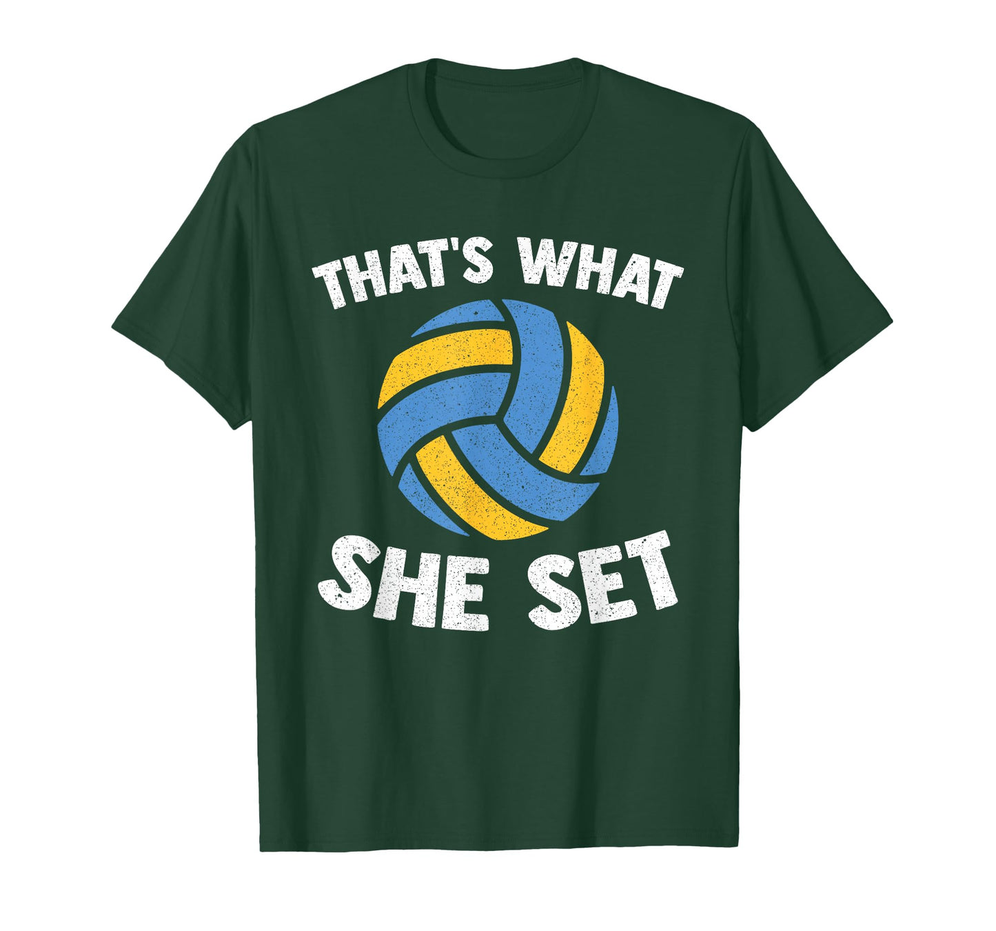 That's What She Set - Funny Beach Volleyball T-Shirt