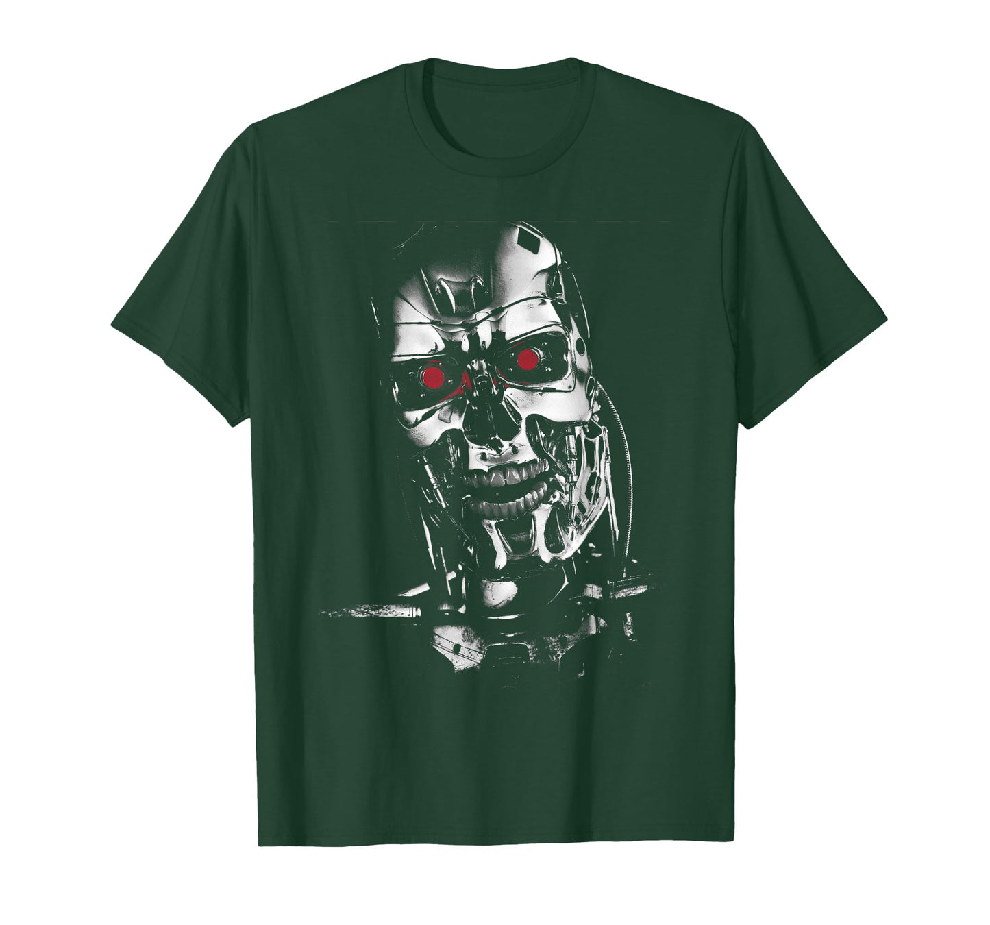 The Terminator T-800 Head Red-Eyed Machine Sci-Fi Gamer T-Shirt