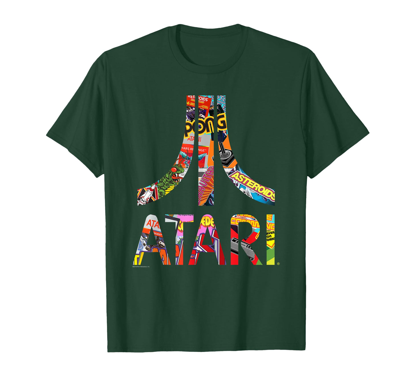 ATARI Classic Video Game Logo Montage T-Shirt