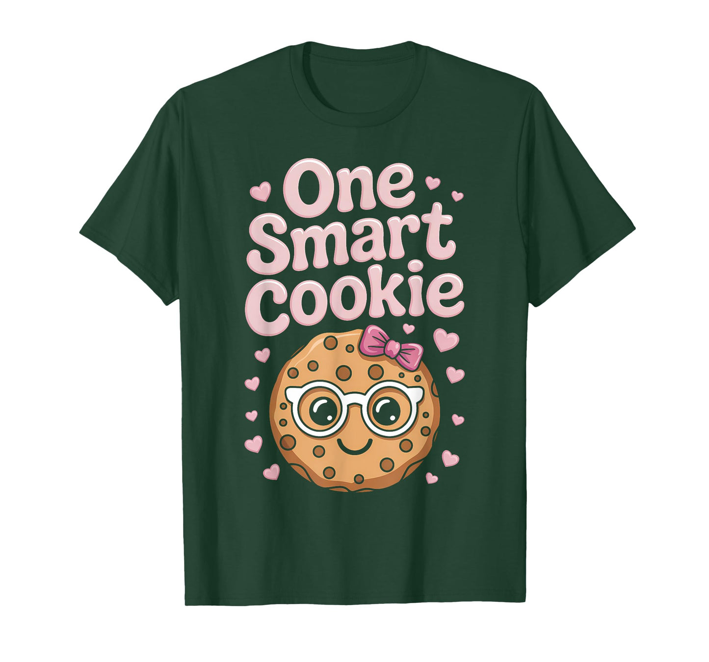 One Smart Cookie Funny Chocolate Chip Cookie T-Shirt