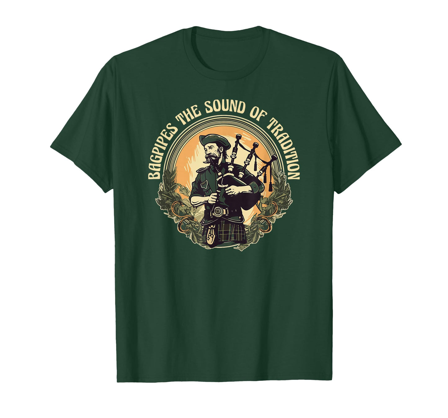 Bagpiper Bagpipes-Music Scotland Bagpipe-Sound Bagpipe T-Shirt