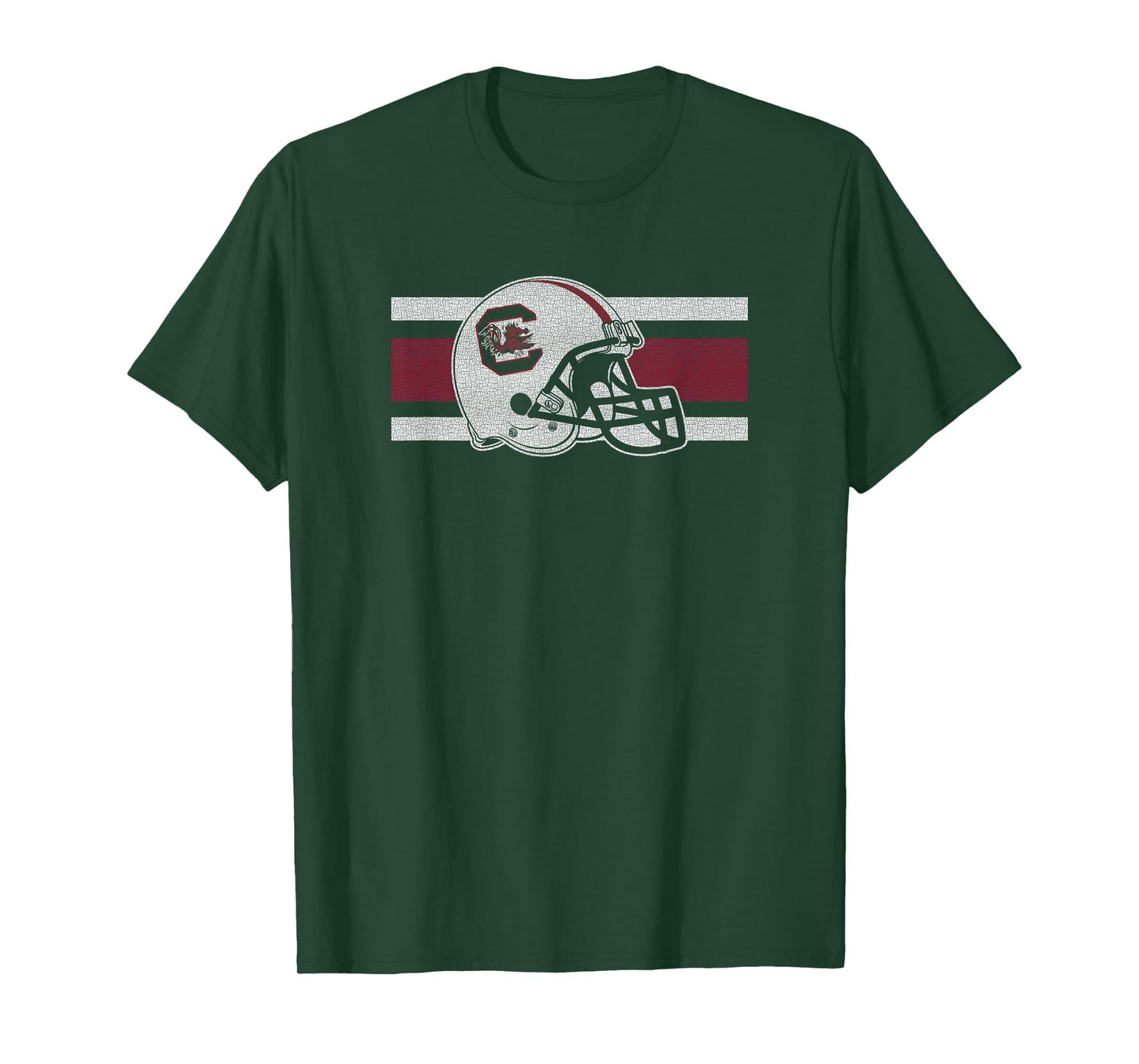 South Carolina Gamecocks Football Retro Helmet Black T-Shirt