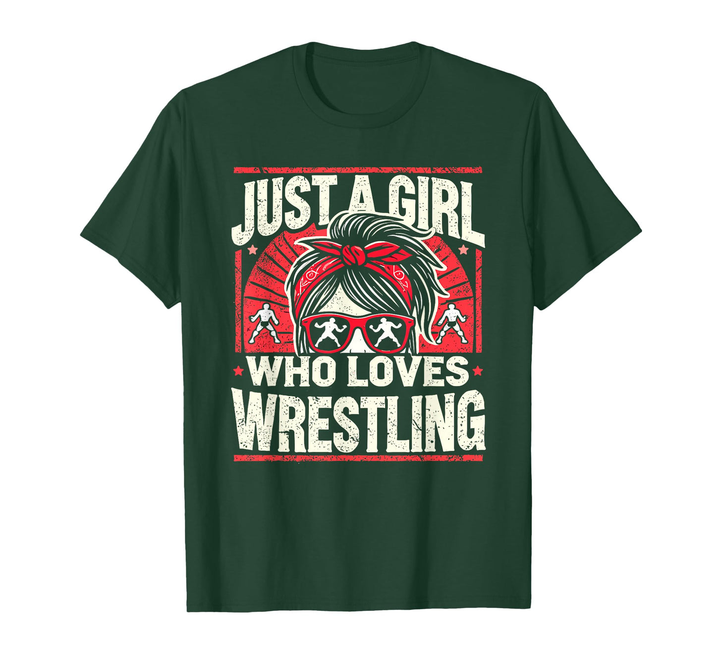 Just A Girl Who Loves Wrestling, Girls & Women, Wrestler T-Shirt