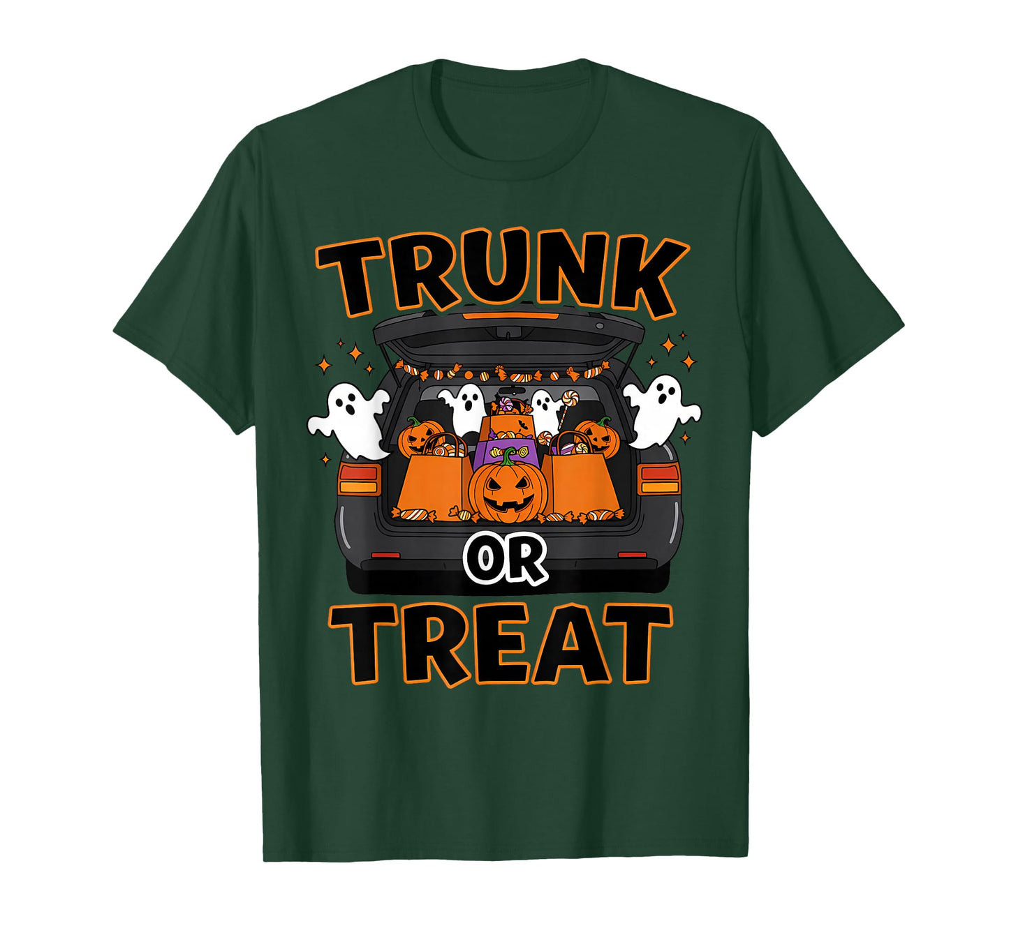 Halloween Trunk Or Treat for Dear Friends Group Matching T-Shirt