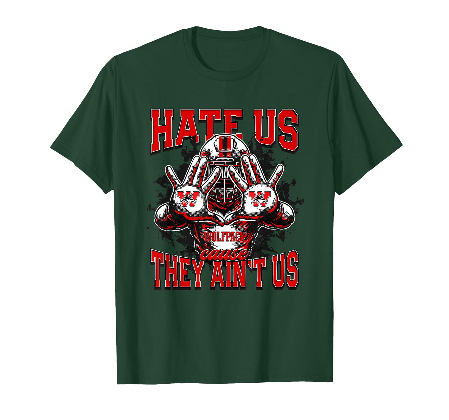Walkertown Wolfpack Logo Hate Us Cause They Ain't HS T-Shirt