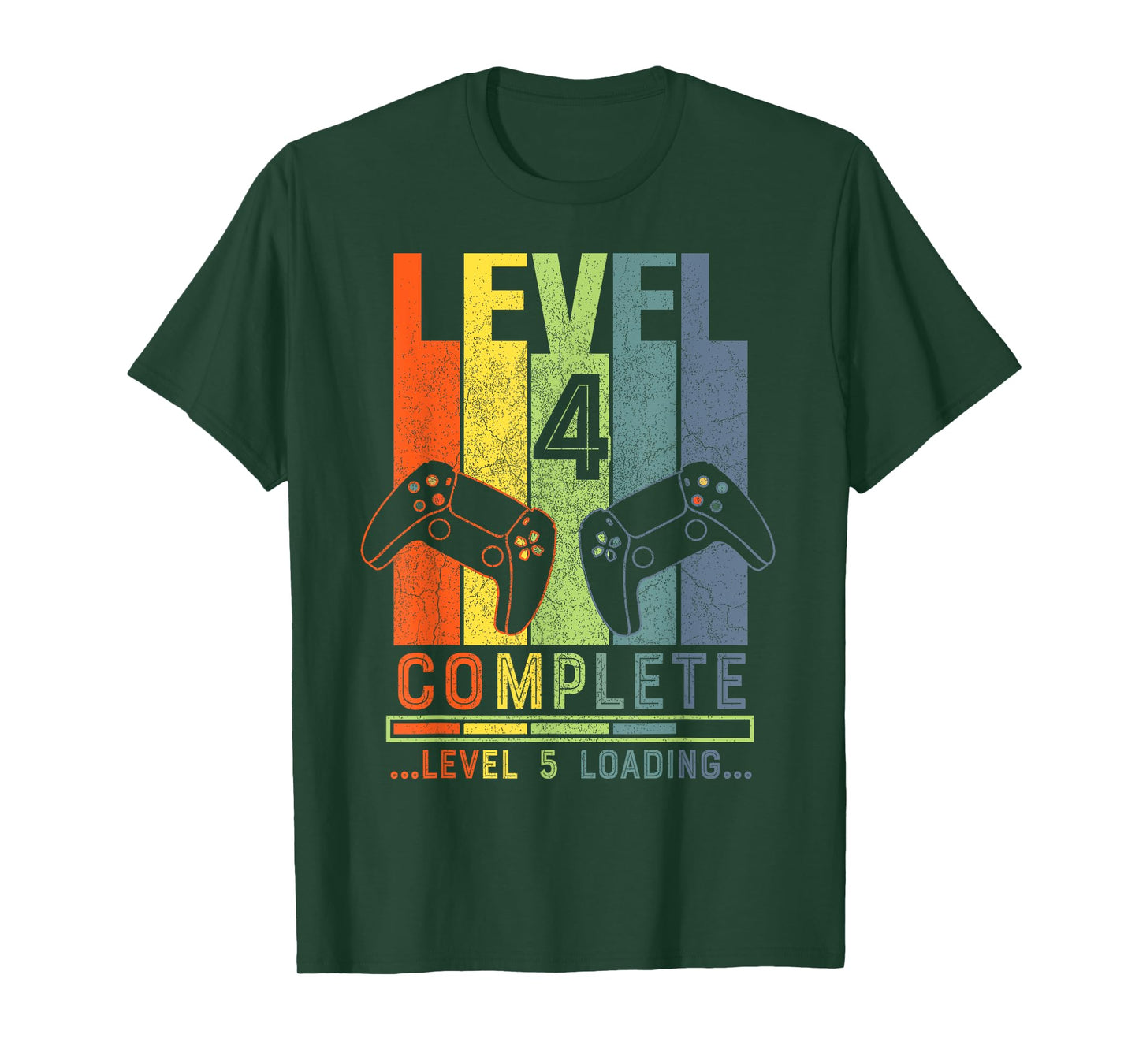 Level 4 Complete Gamer Gift 4 Years Wedding Anniversary T-Shirt