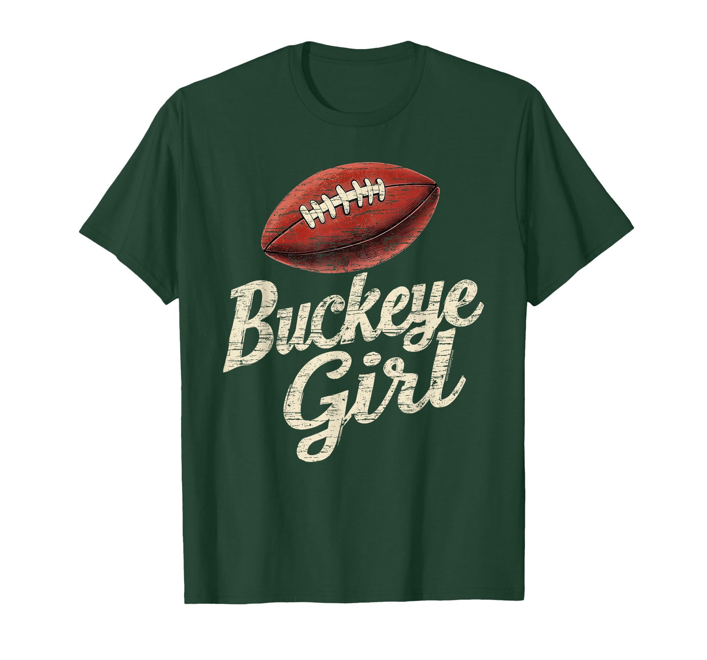 Buckeye Girl Vintage Sports Ohio Home State T-Shirt