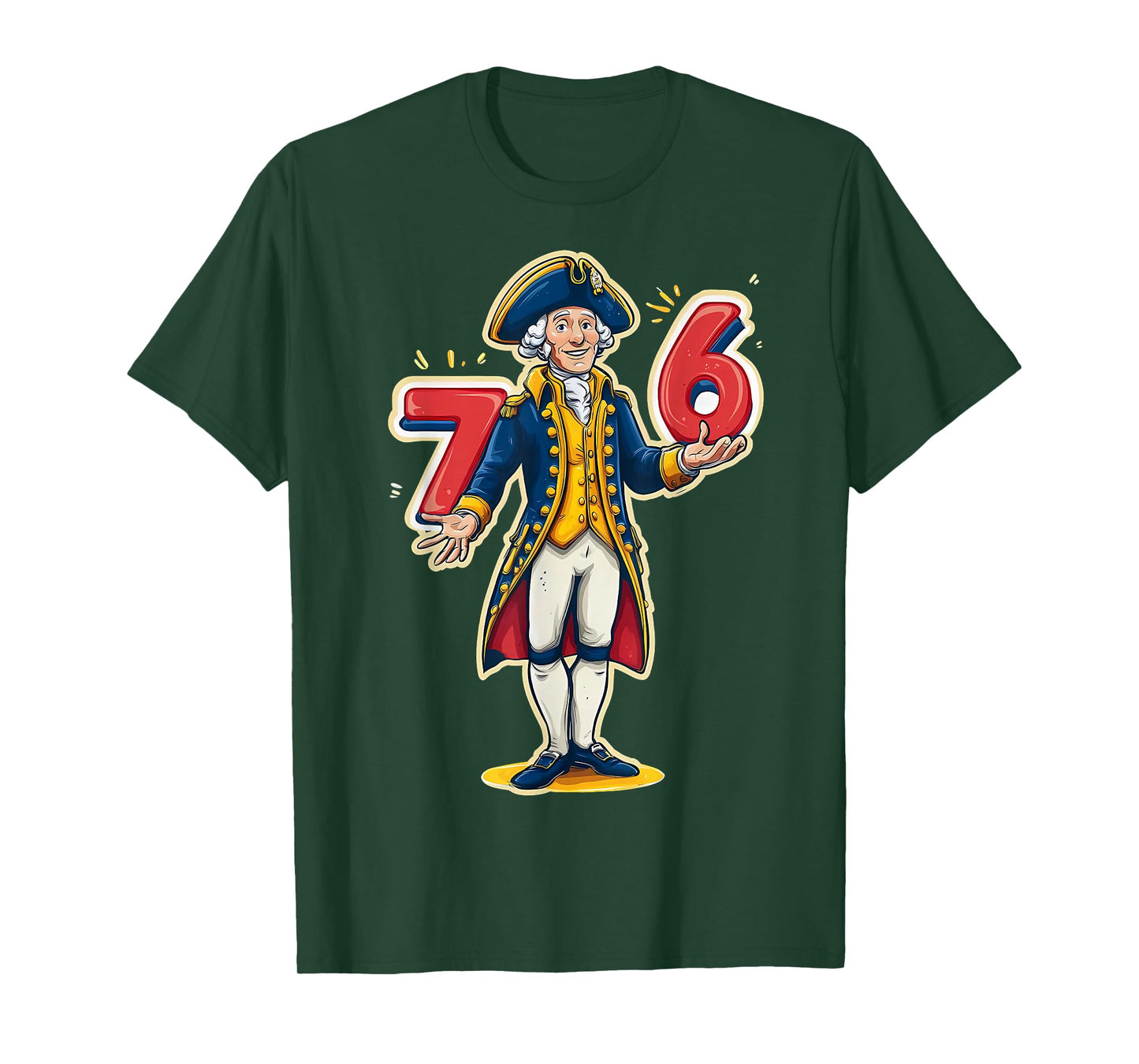 6-7 7-6 George Washington Shirt Six Seven American Design T-Shirt