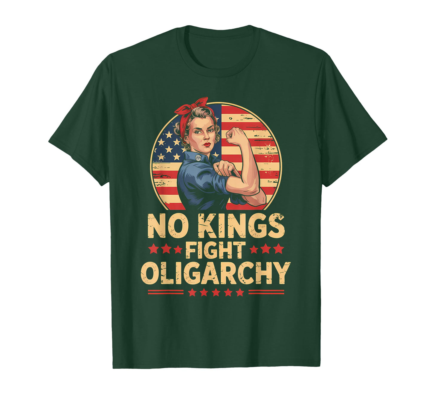 No Kings T Shirt Fight Oligarchy No Kings In America Women T-Shirt