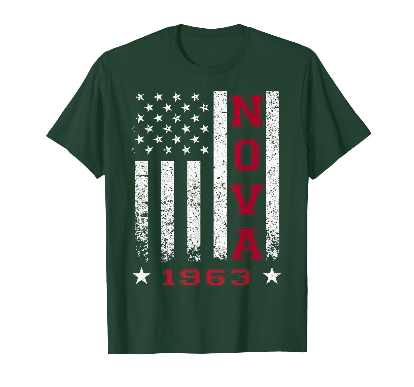 Jersey Style Nova 63 1963 Classic Old School Muscle Car T-Shirt