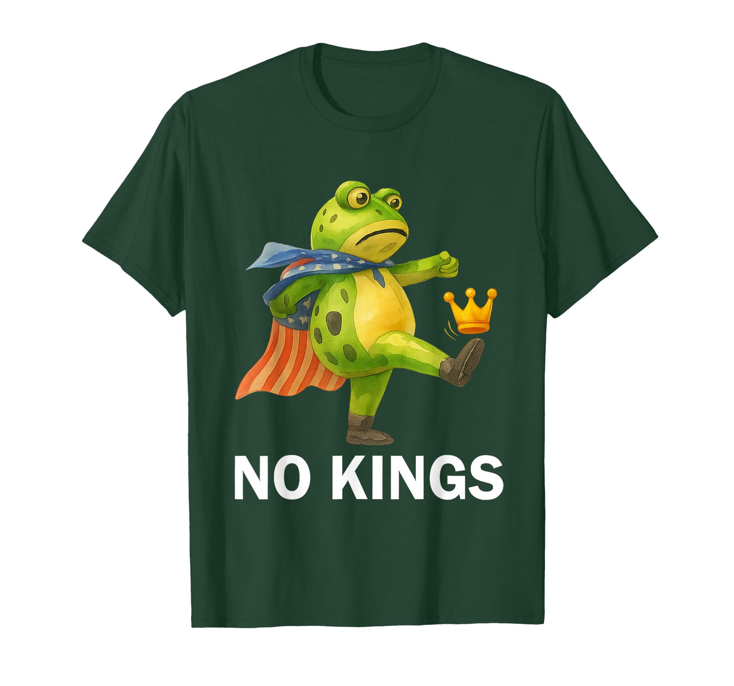 No Kings Shirt Men Women Portland Frog Protest T-Shirt
