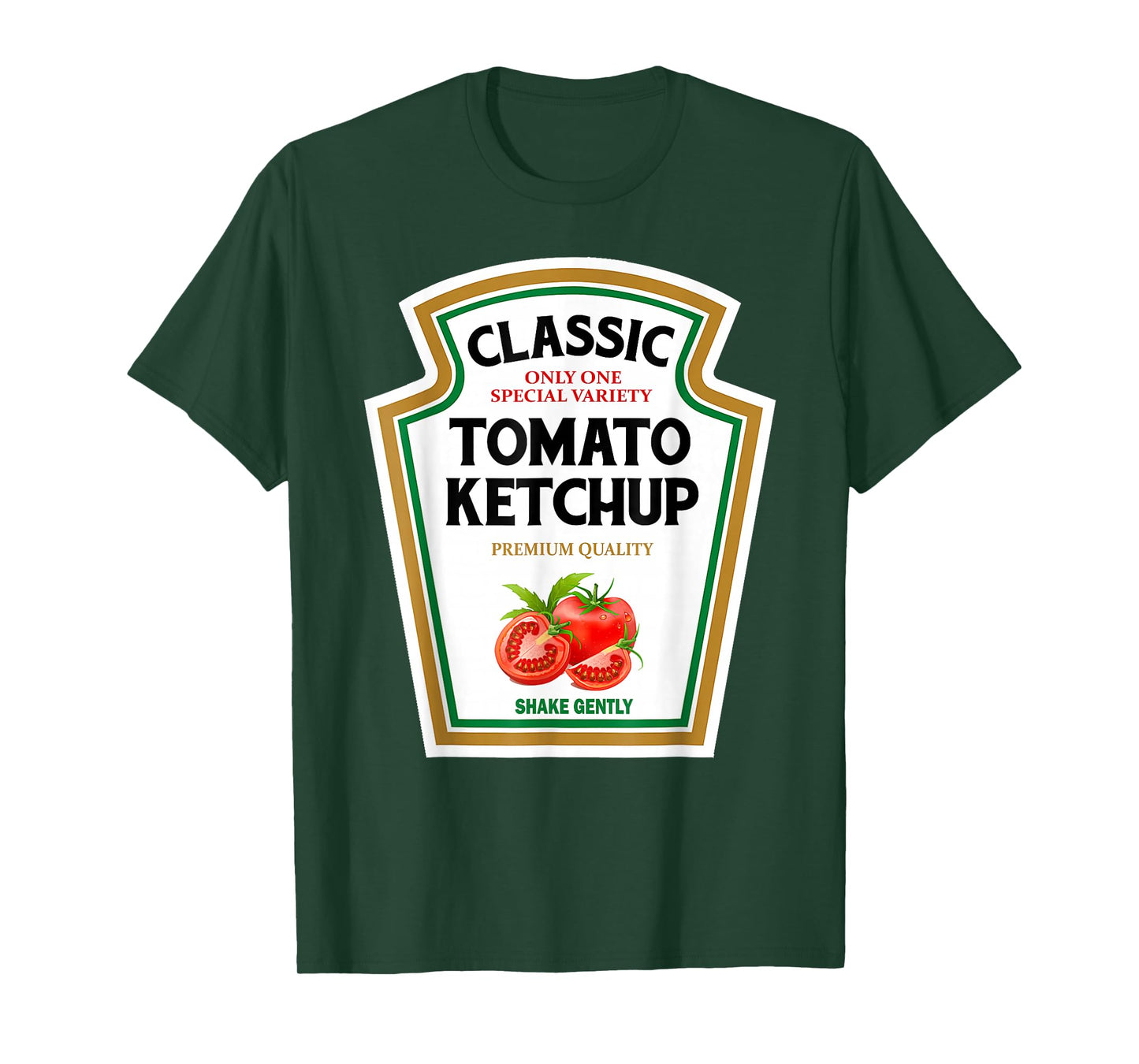 Red Ketchup DIY Halloween Costume Matching Group Mustard T-Shirt