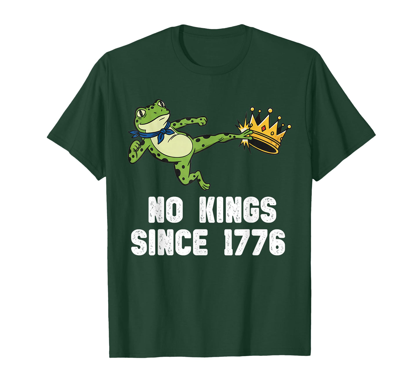 No Kings Since 1776 No Kings in America We The People Frog T-Shirt
