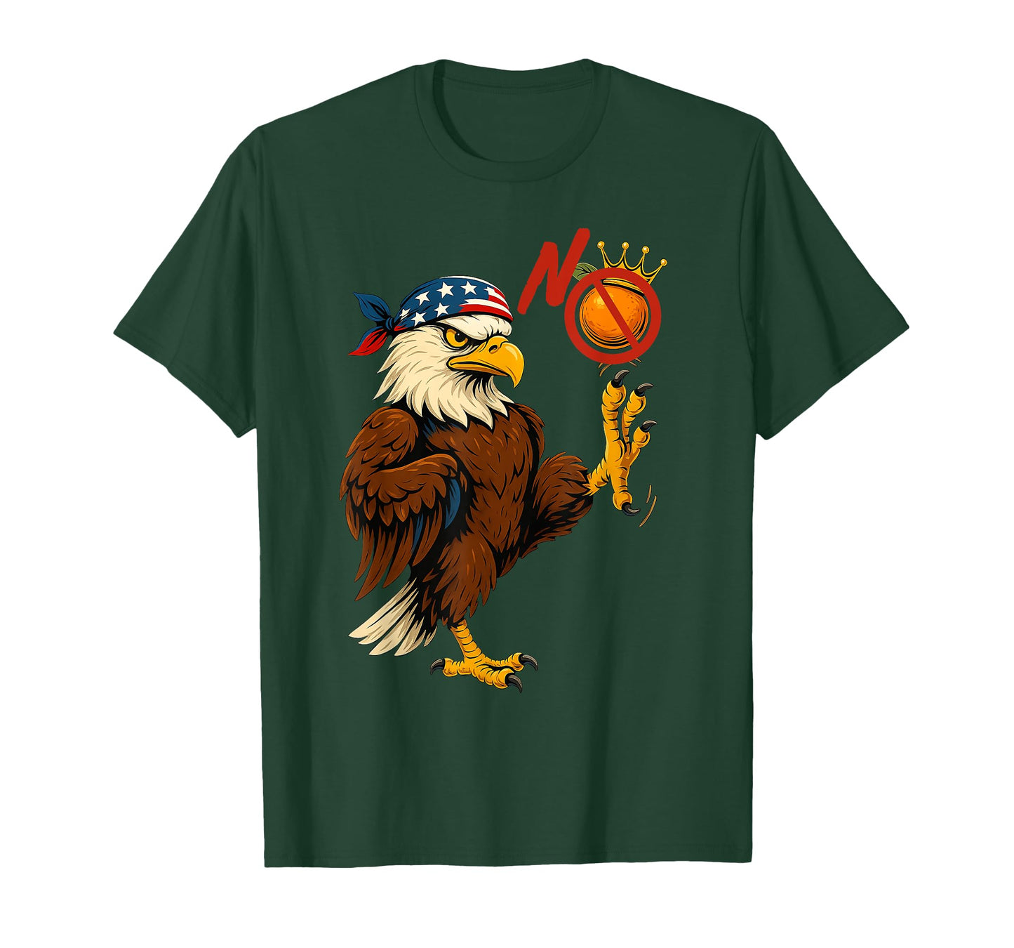 Eagle Crushes Crown No Kings In USA T-Shirt