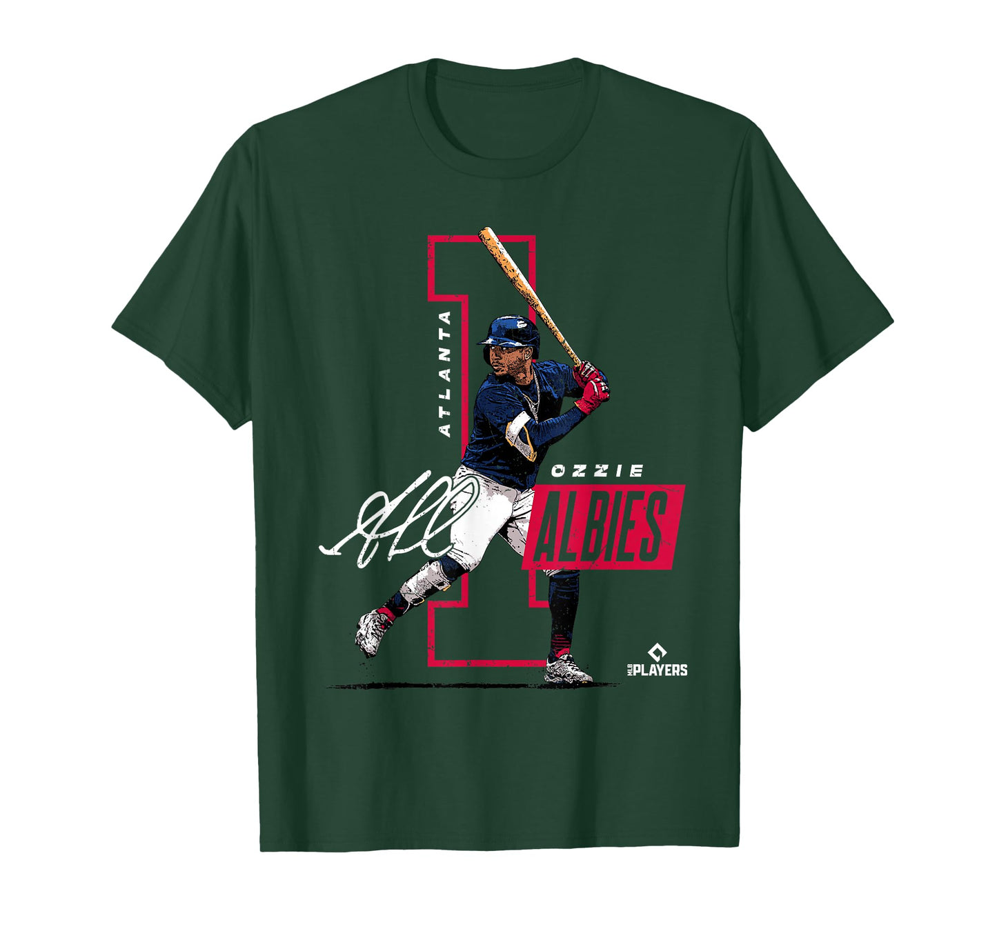 Ozzie Albies | Atlanta Baseball MLB Players | MLBALB4010 T-Shirt