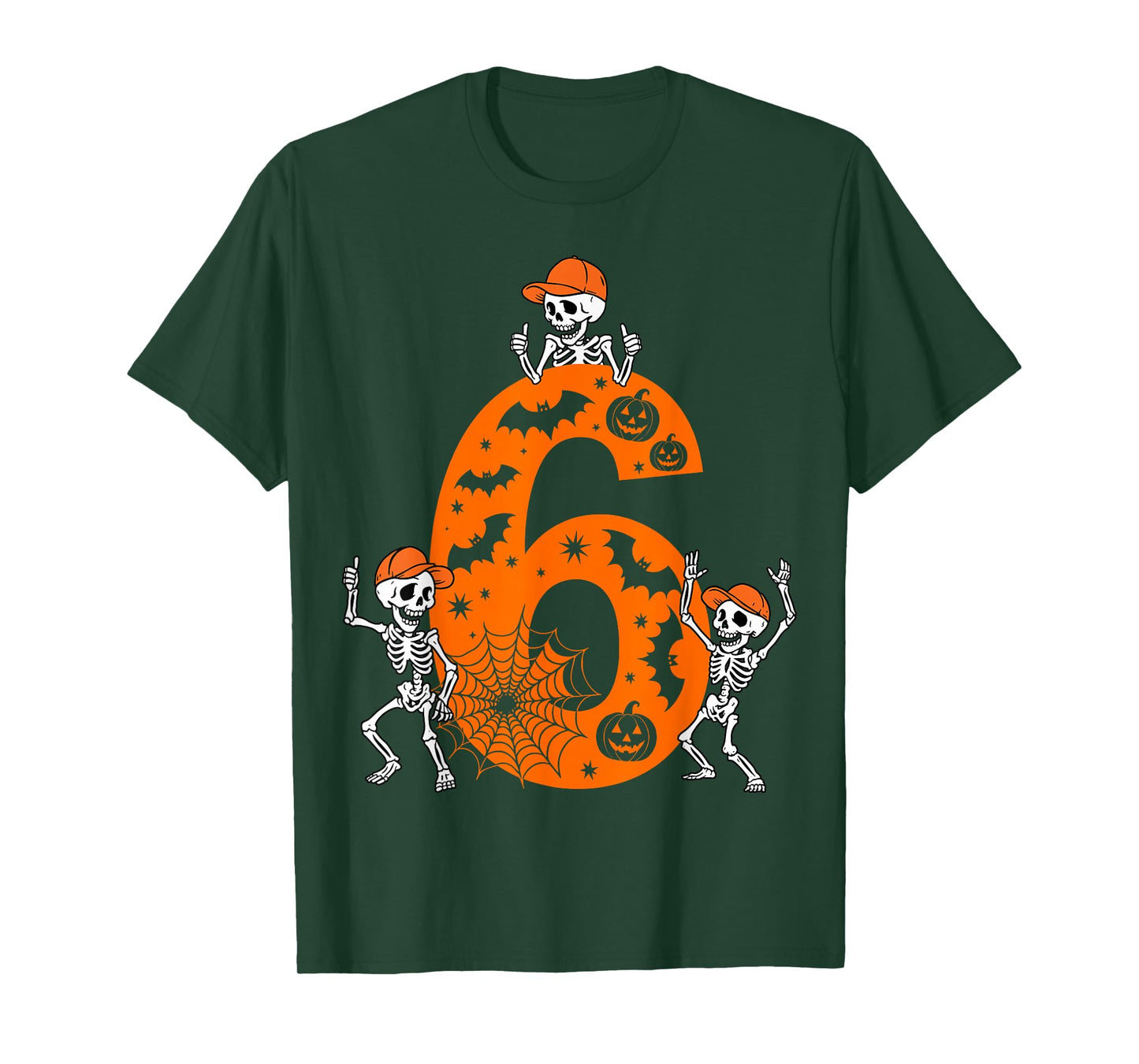 Six Seven Meme 6 7 Halloween Costume Dancing Skeleton T-Shirt