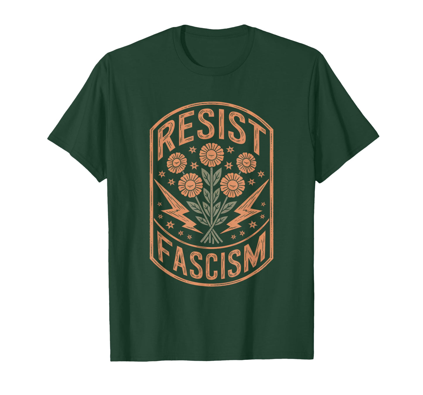 Resist Fascism Protest Trump Anti Trump T-Shirt