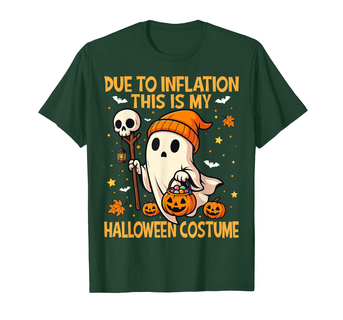 Due to Inflation This is My Funny Halloween Costume T-Shirt