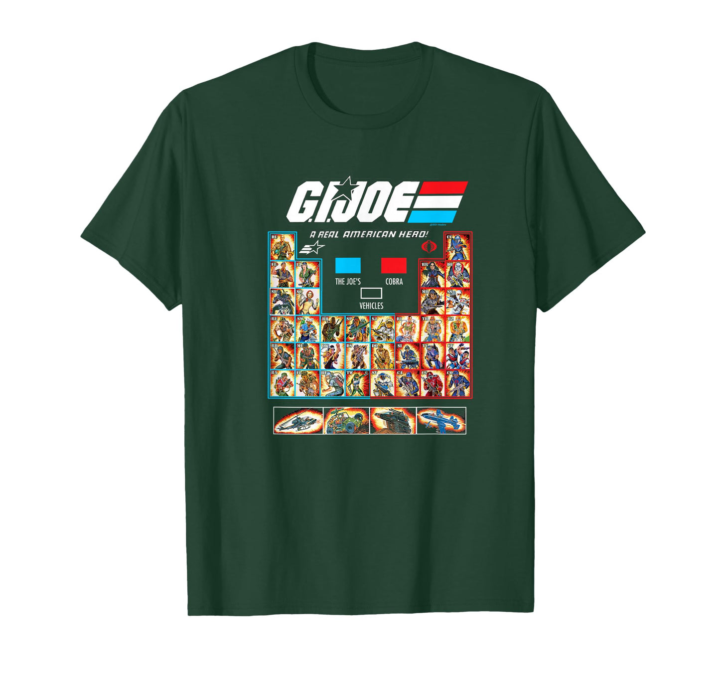 G.I. Joe Group Shot Periodic Roll Call T-Shirt