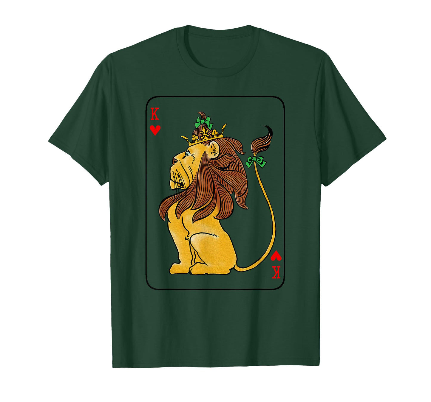 OZ Lion Card King of the Jungle Wizard of OZ Cowardly Lion T-Shirt