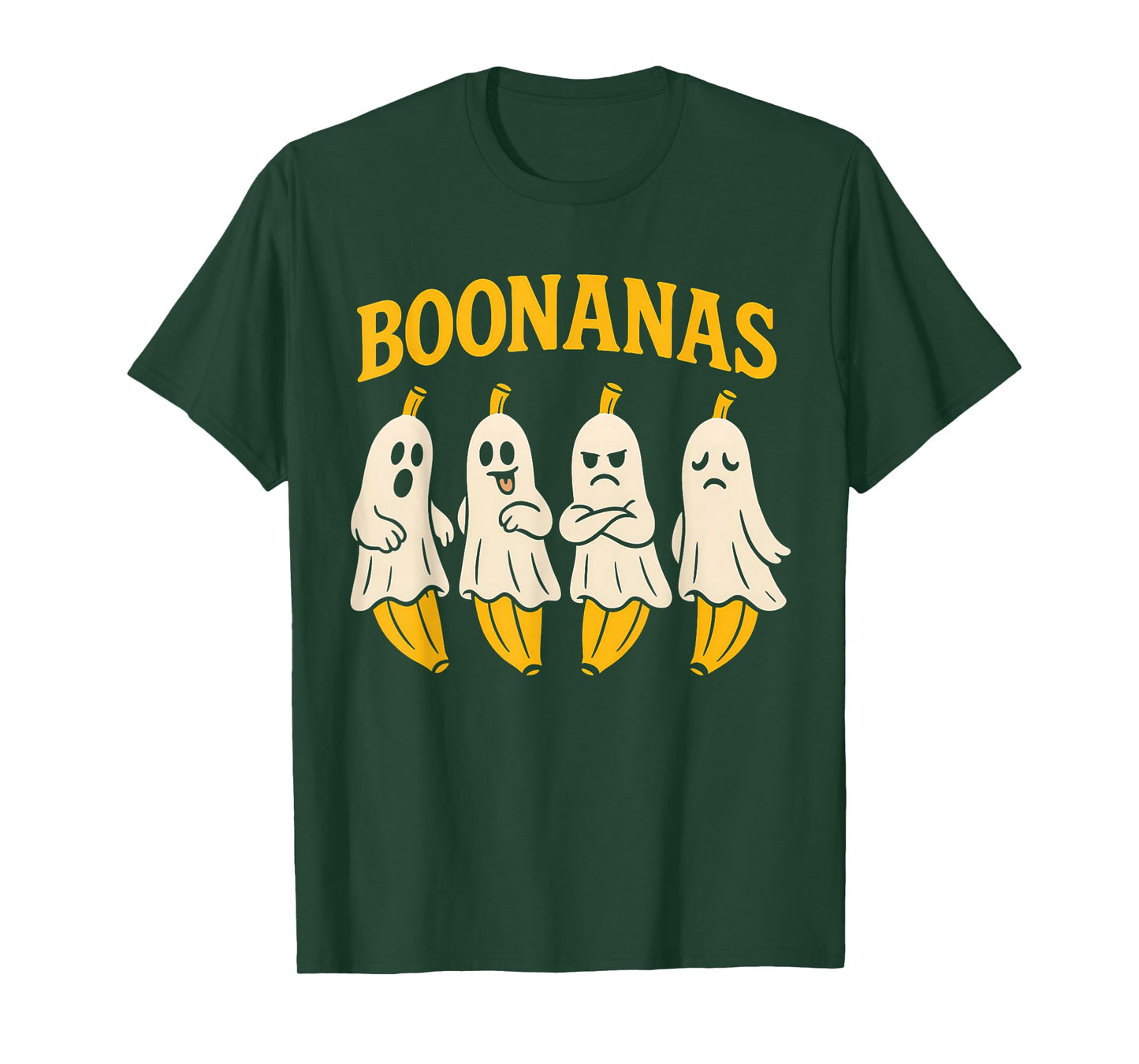 Boonanas Halloween Ghost Spooky Cute Banana Costume T-Shirt