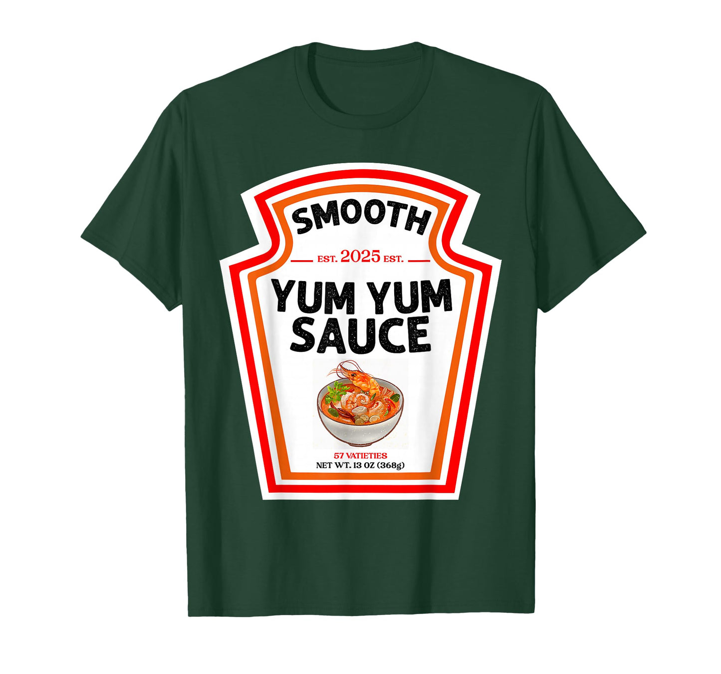 Smooth Yum Yum Sauce Condiment Costume Matching T-Shirt