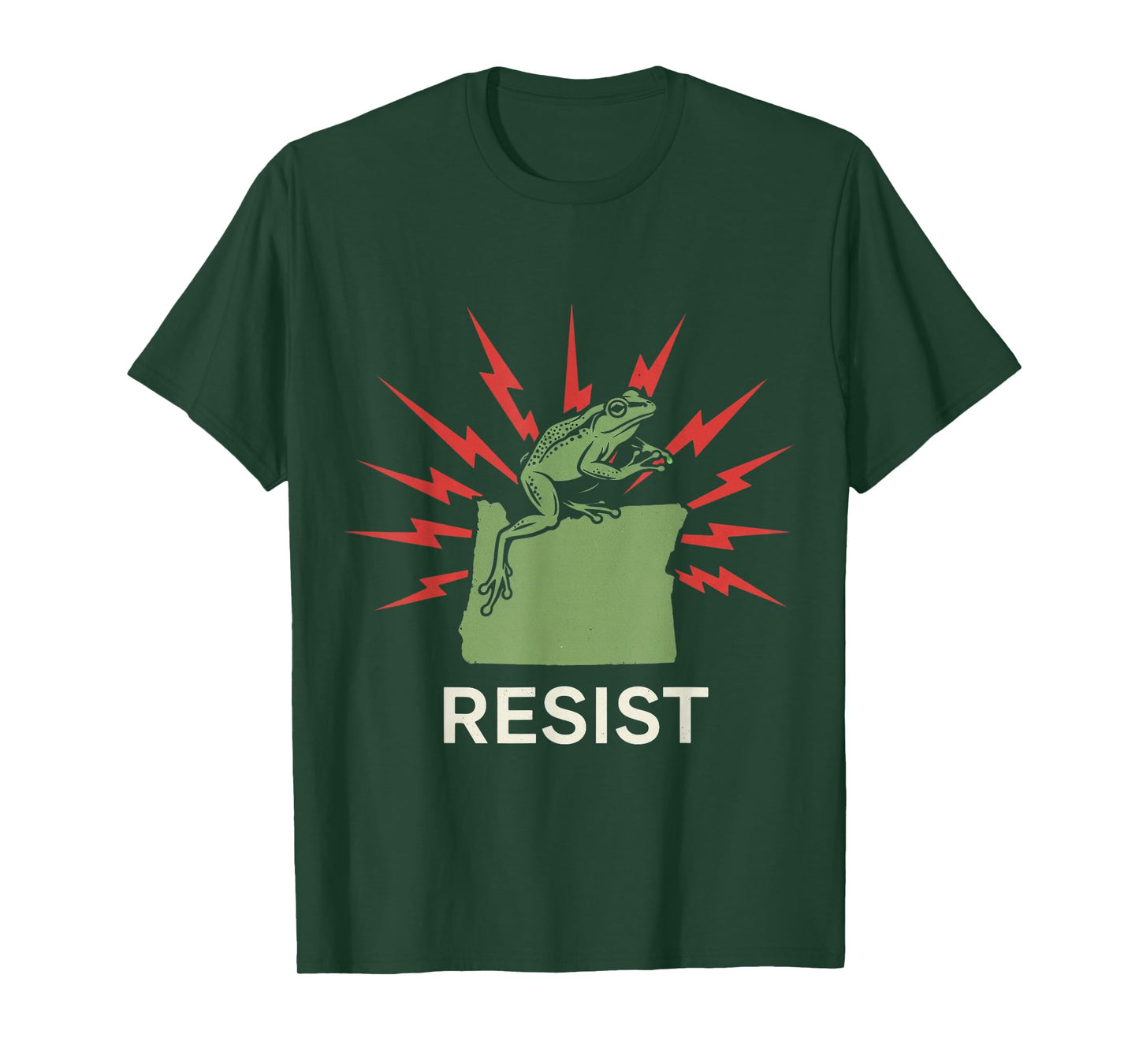 Portland Frog Protest Shirt Funny Portland Frog Protest T-Shirt