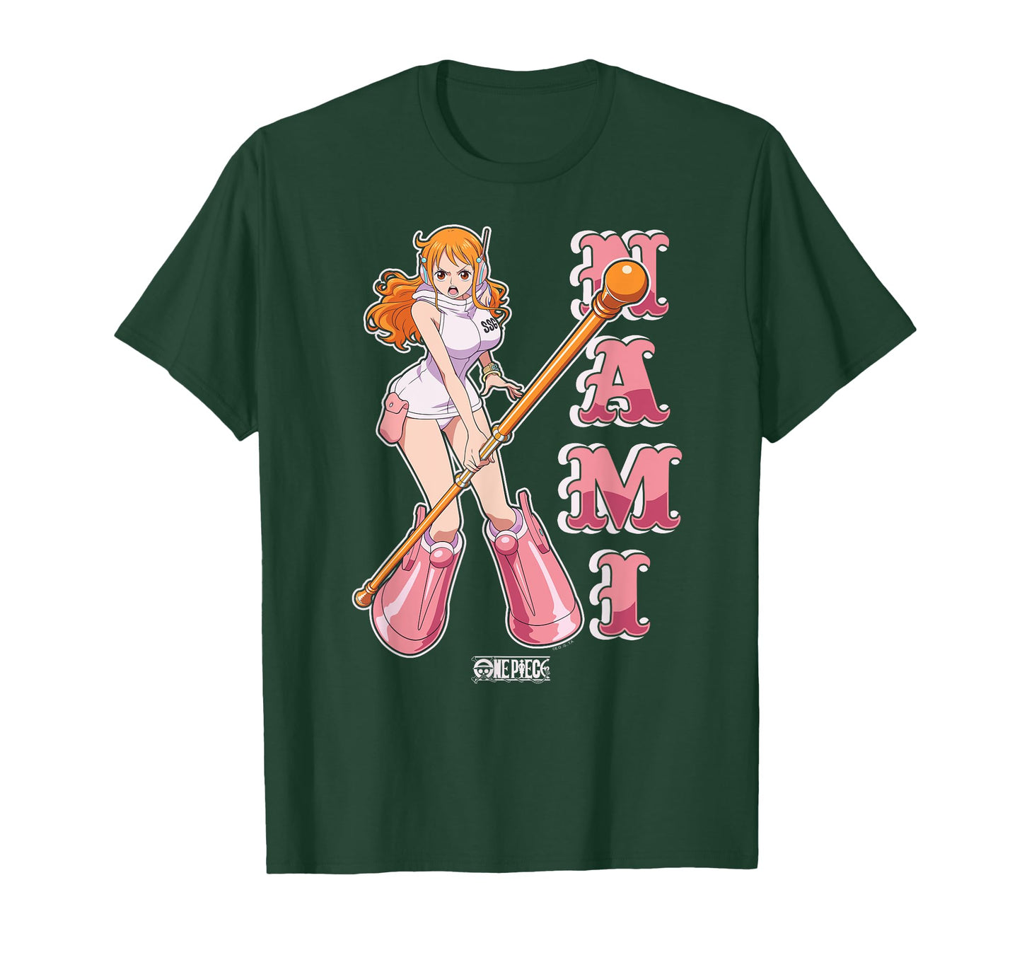 One Piece Anime Nami Egghead Island Costume T-Shirt