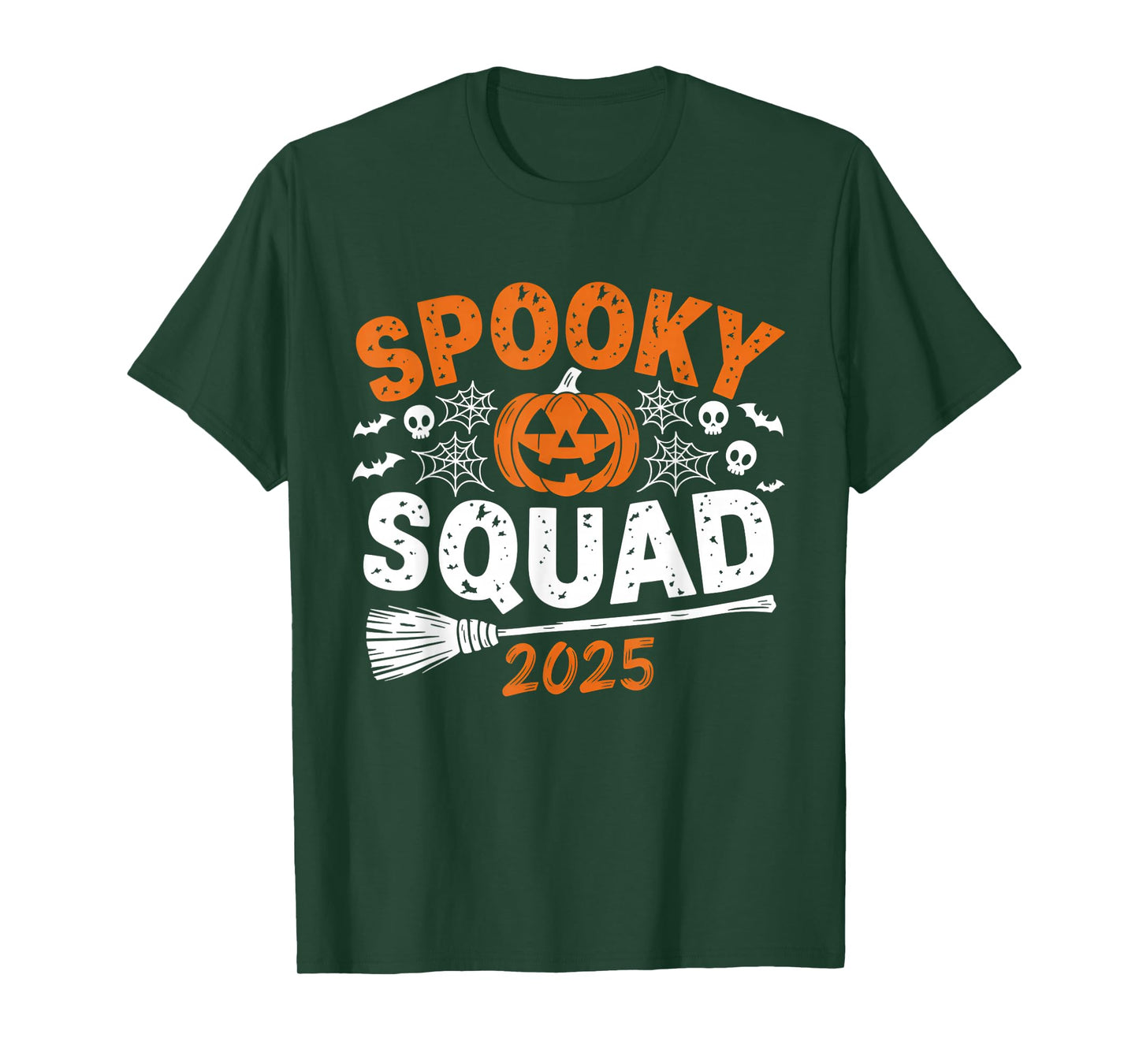 Spooky Squad 2025 Matching Family Halloween Costume T-Shirt