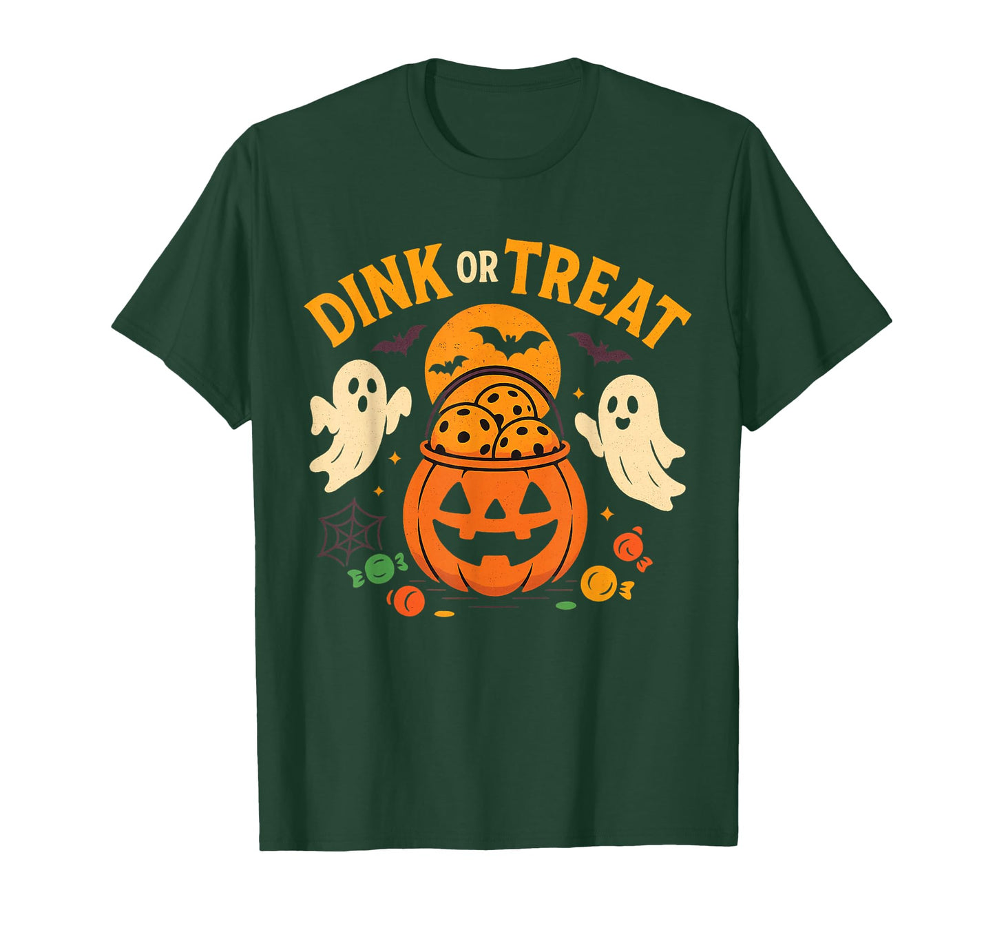 Halloween Costumes Adult Pickleball Dink or Treat Tee T-Shirt