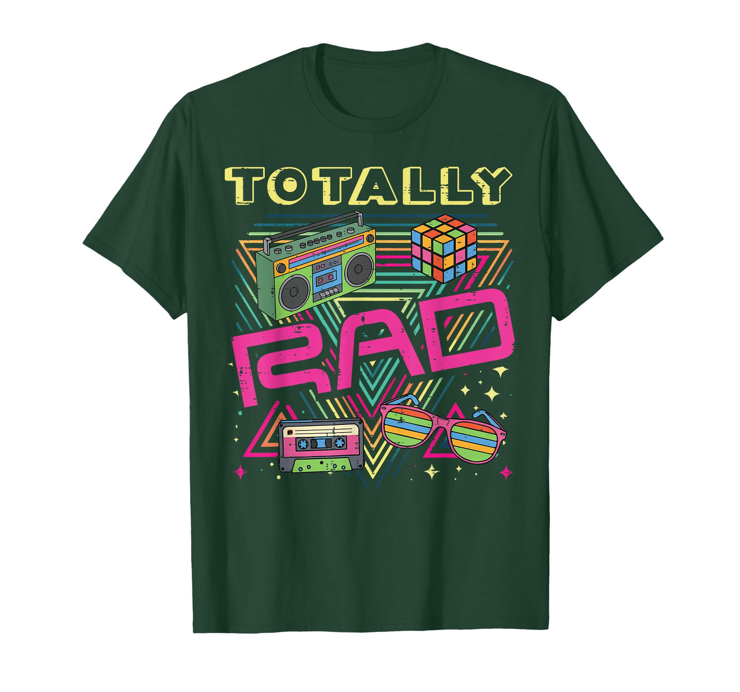 Totally Rad 80s Cassette Retro Men Women Kids T-Shirt