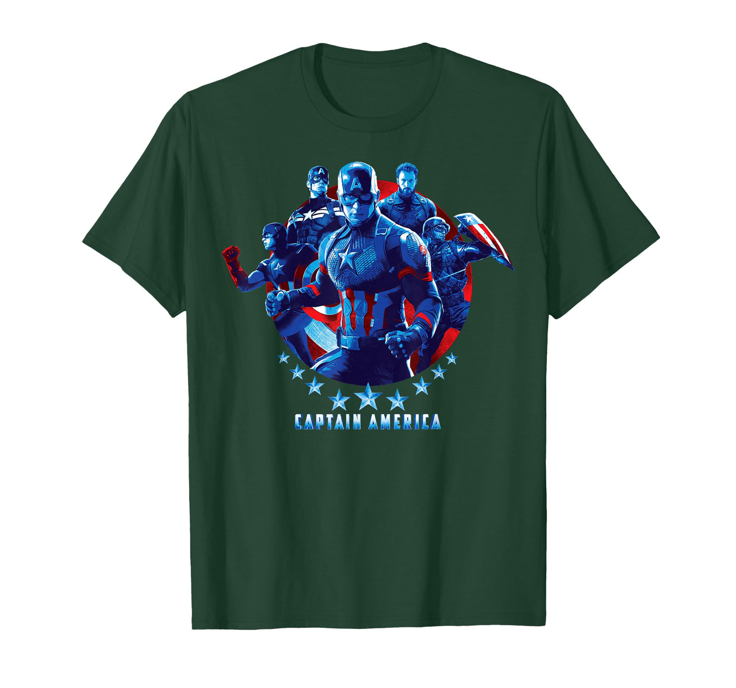 Marvel Avengers: Endgame Captain America Mashup T-Shirt