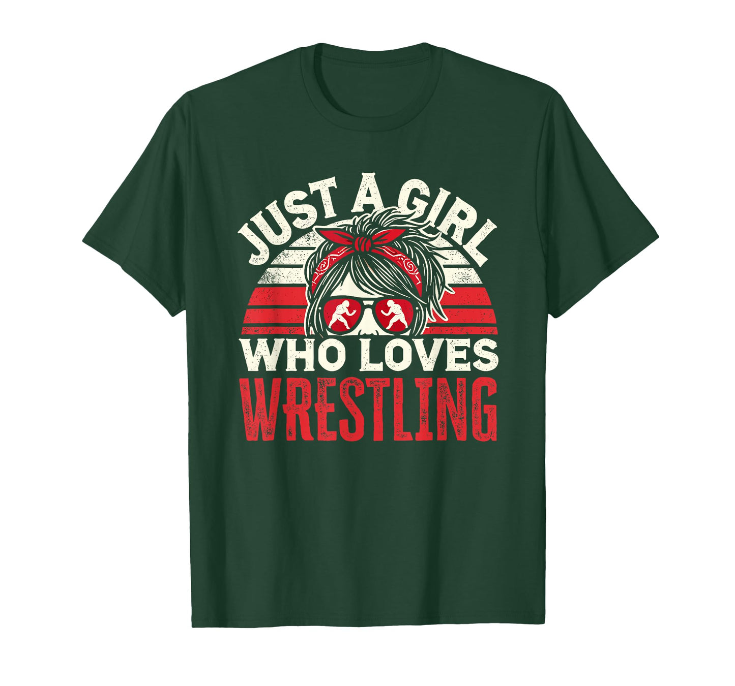 Just A Girl Who Loves Wrestling, Girls & Women, Wrestle T-Shirt