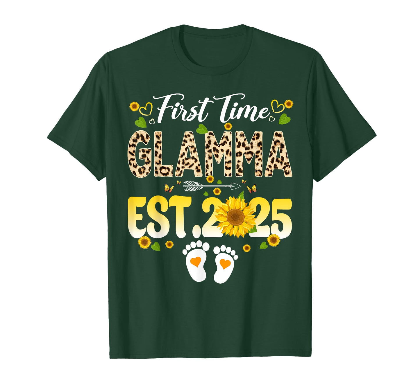 Soon to be Glamma 2025 Mother's Day First Time Mom Pregnancy T-Shirt